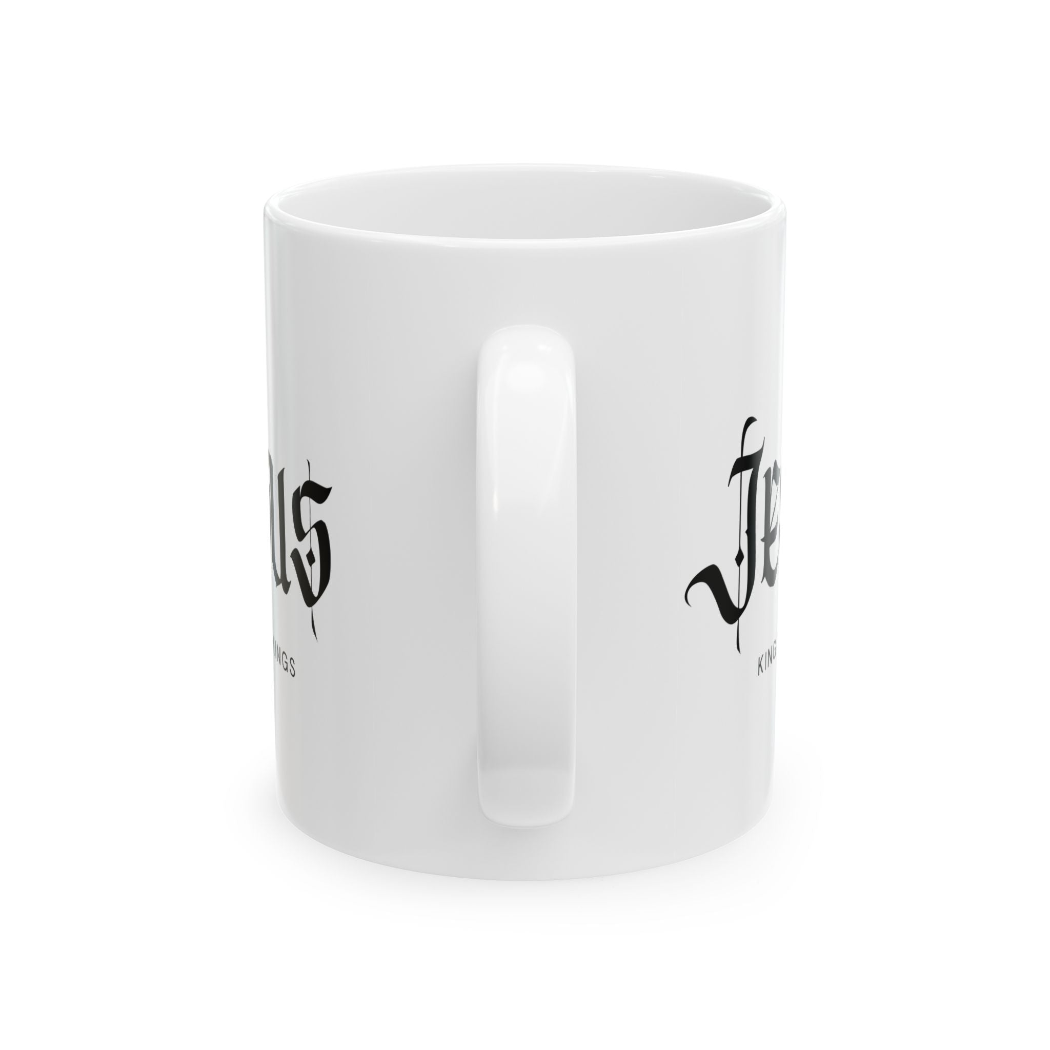 Jesus Script White Mug