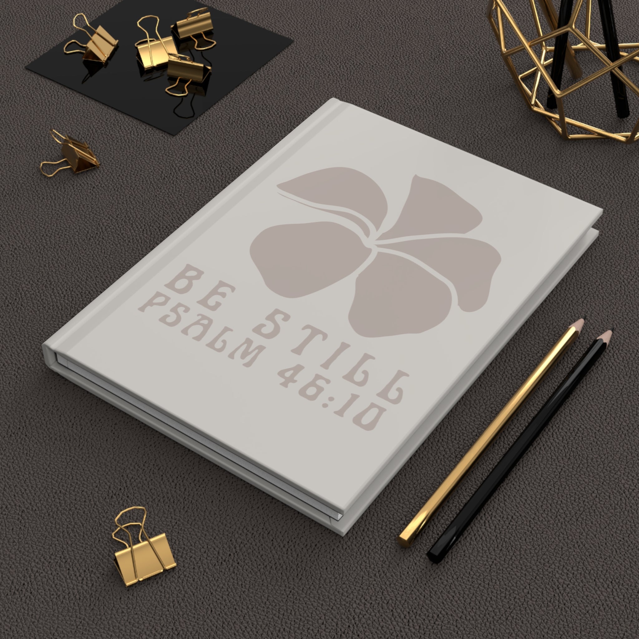 Be Still Plumeria Hardcover Journal