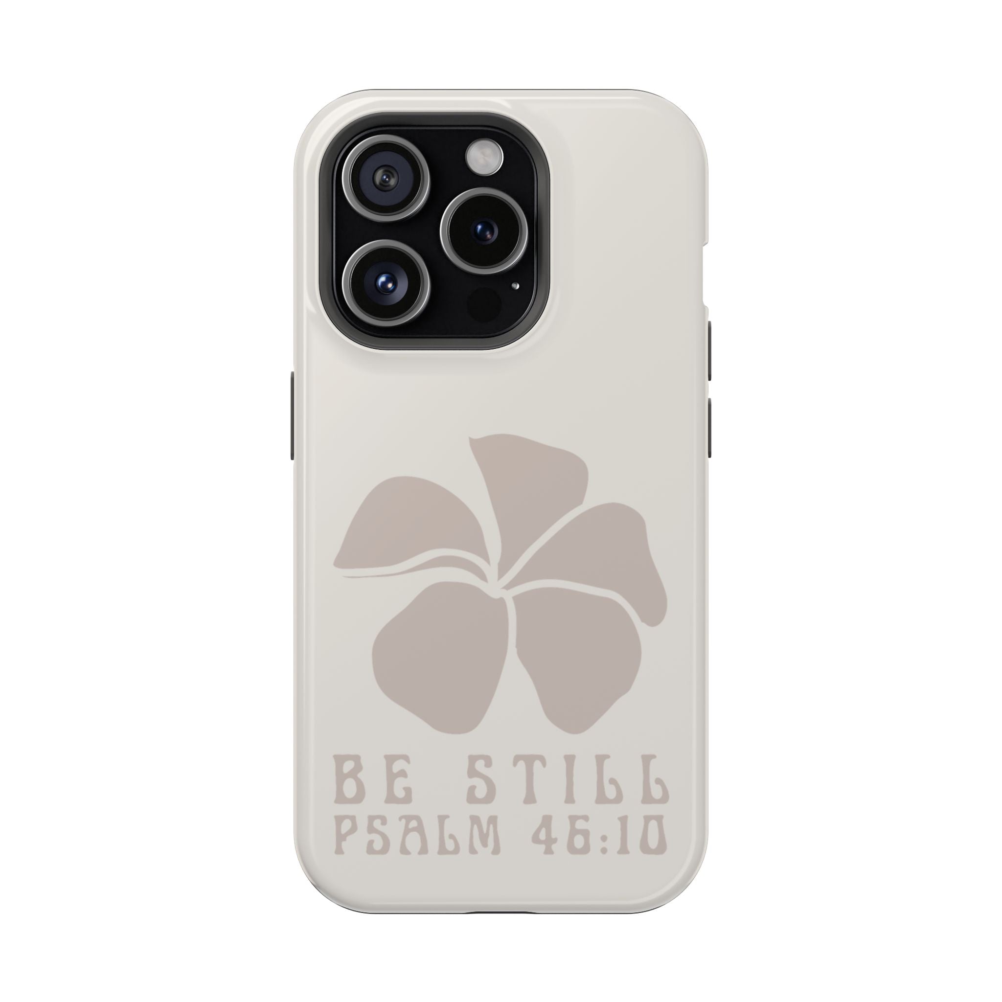 Be Still Plumeria Hard Phone Case