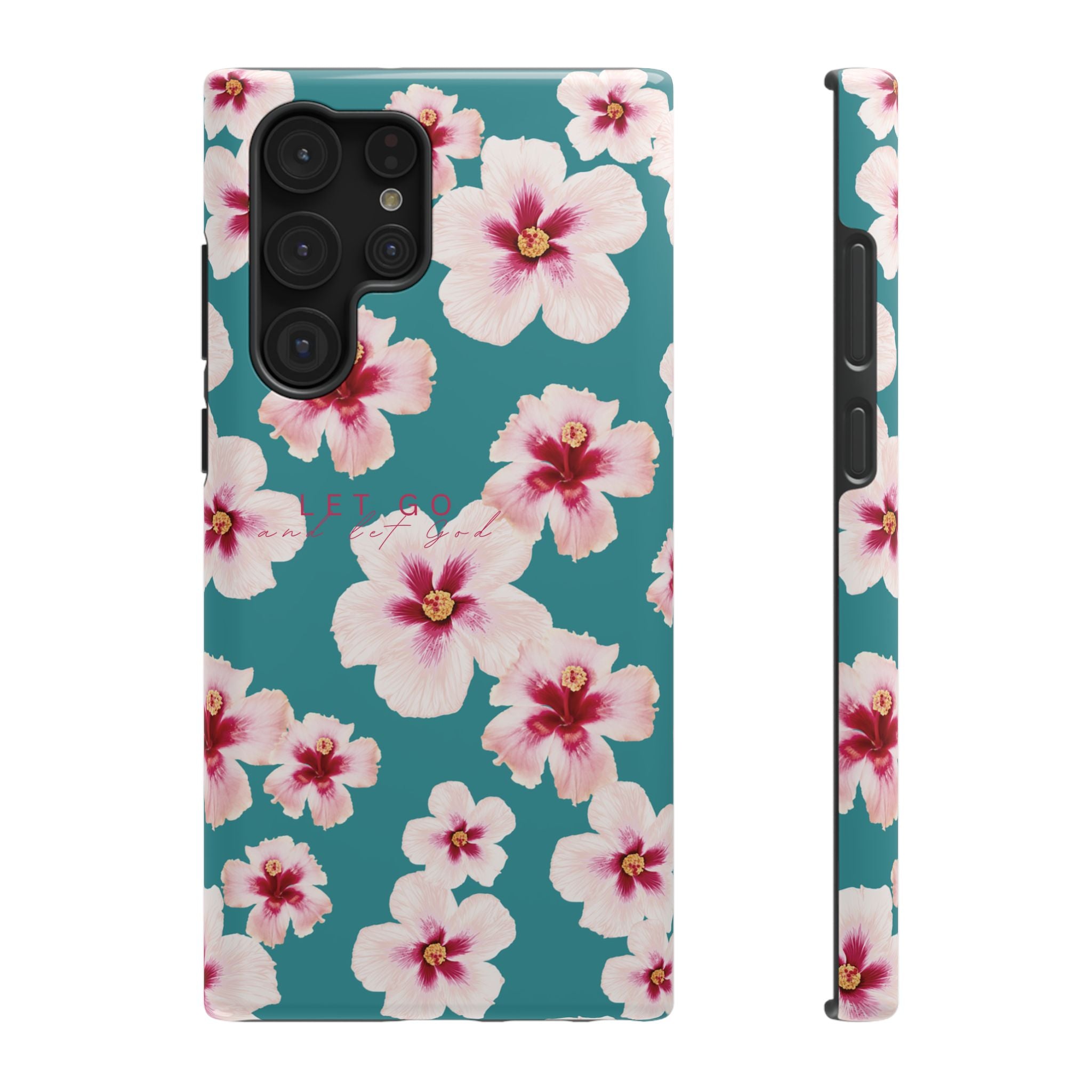 Let Go Hibiscus Hard Phone Case