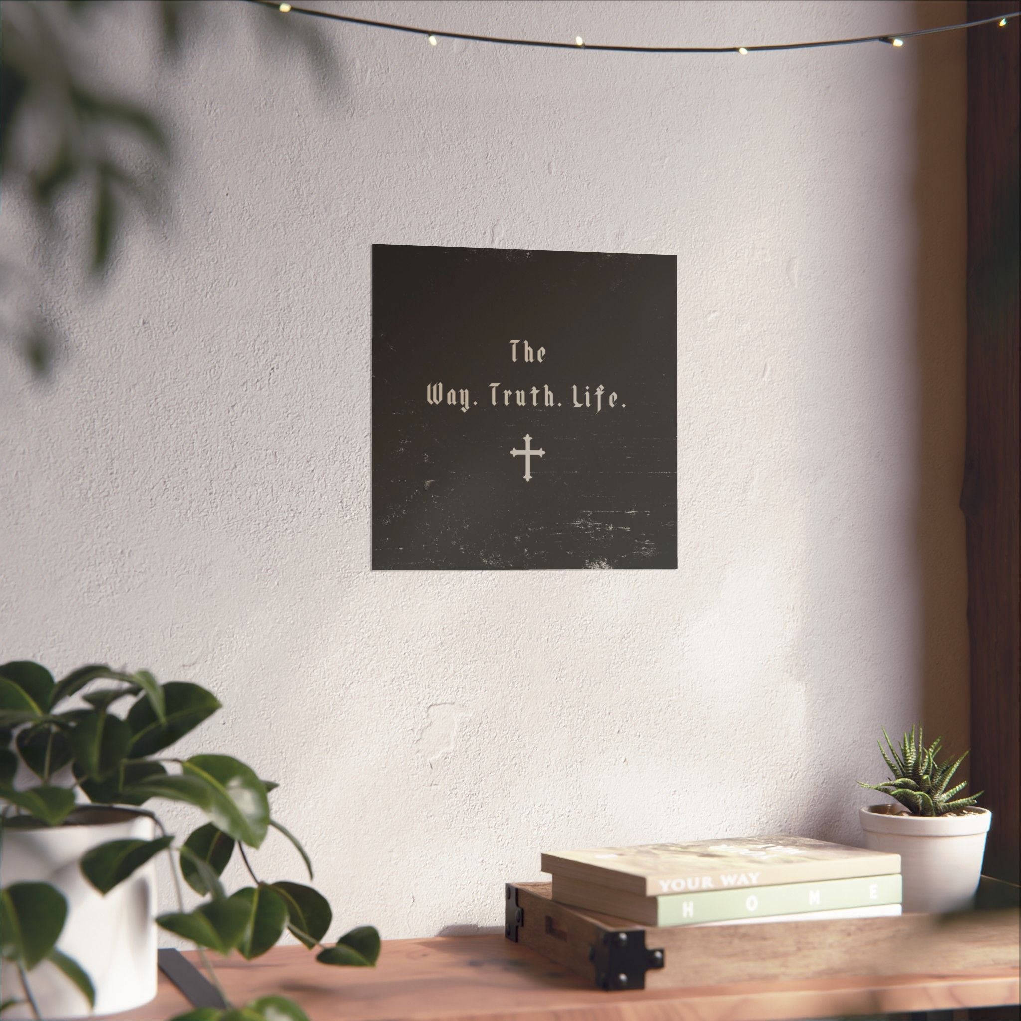 Way Truth Life Art Print