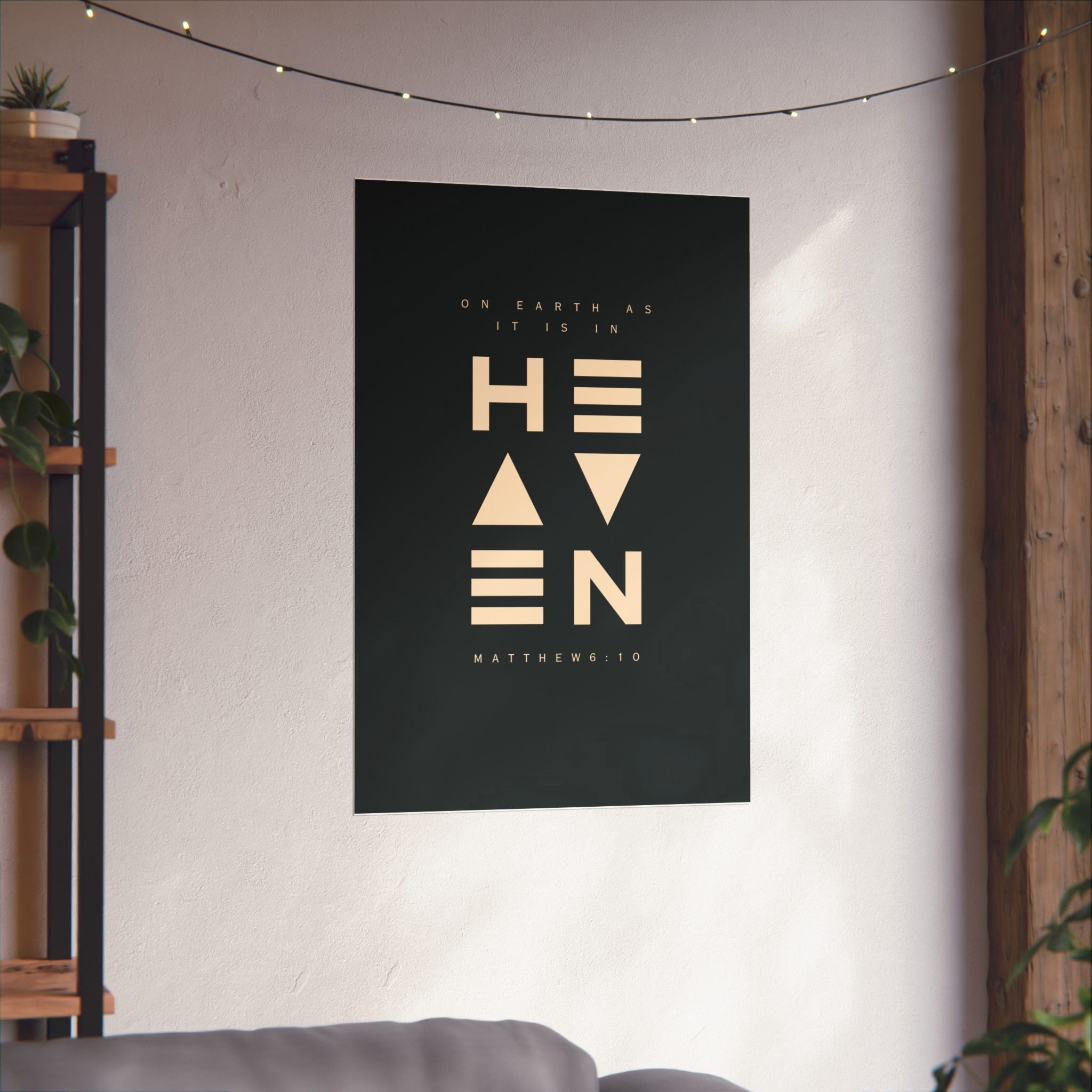 On Earth In Heaven Art Print