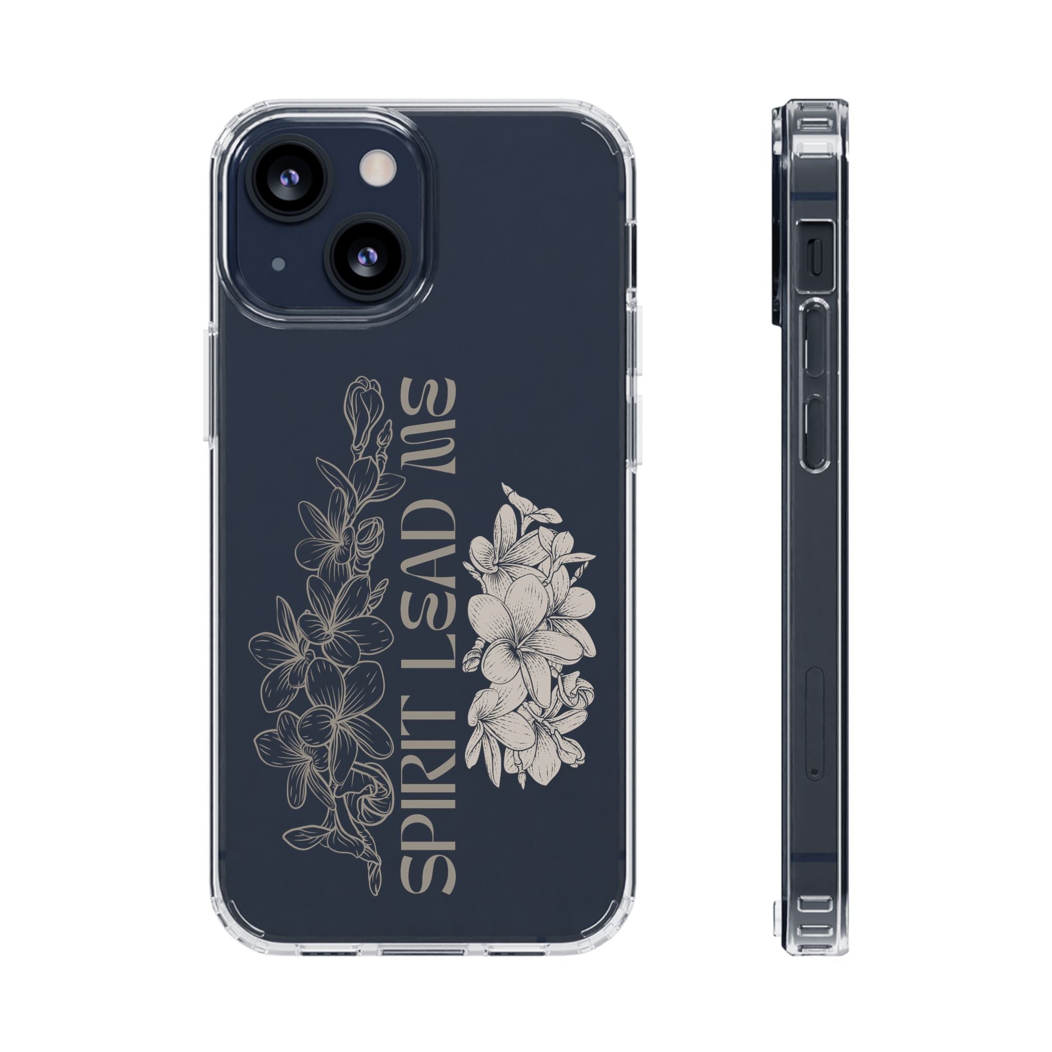 Plumeria Spirit Clear Phone Case