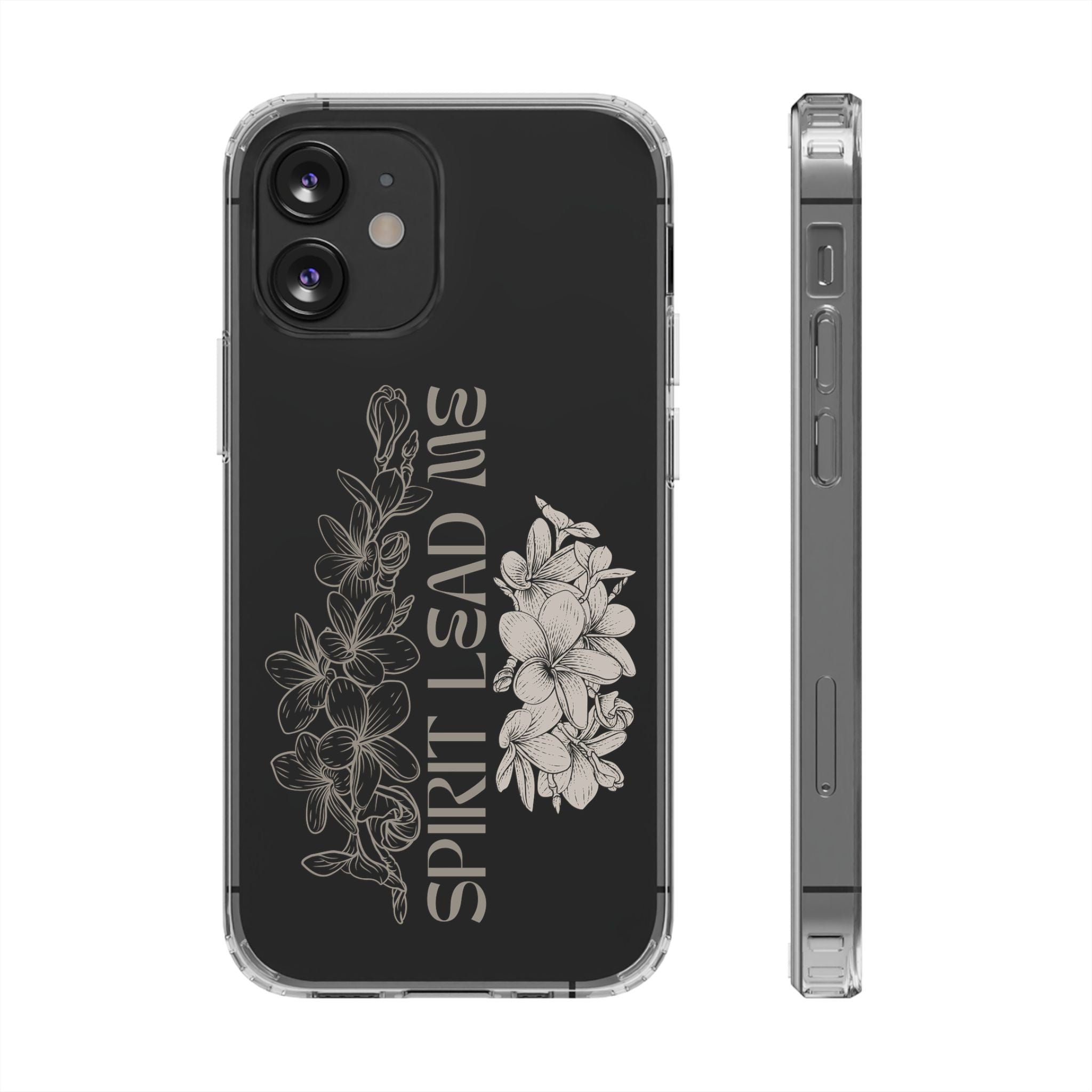 Plumeria Spirit Clear Phone Case
