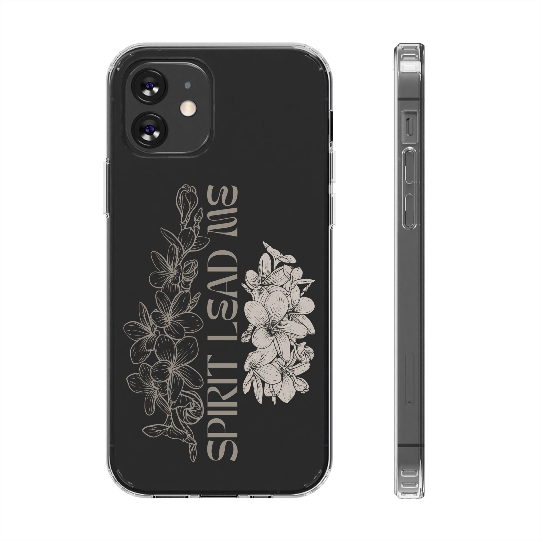 Plumeria Spirit Clear Phone Case