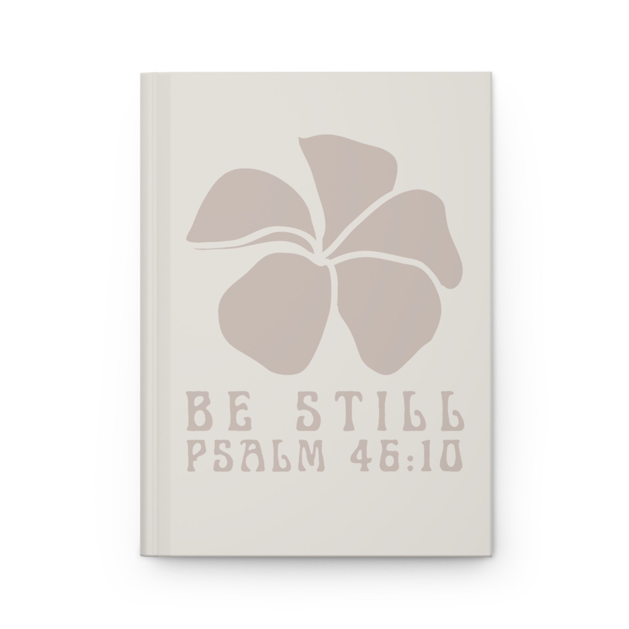 Be Still Plumeria Hardcover Journal