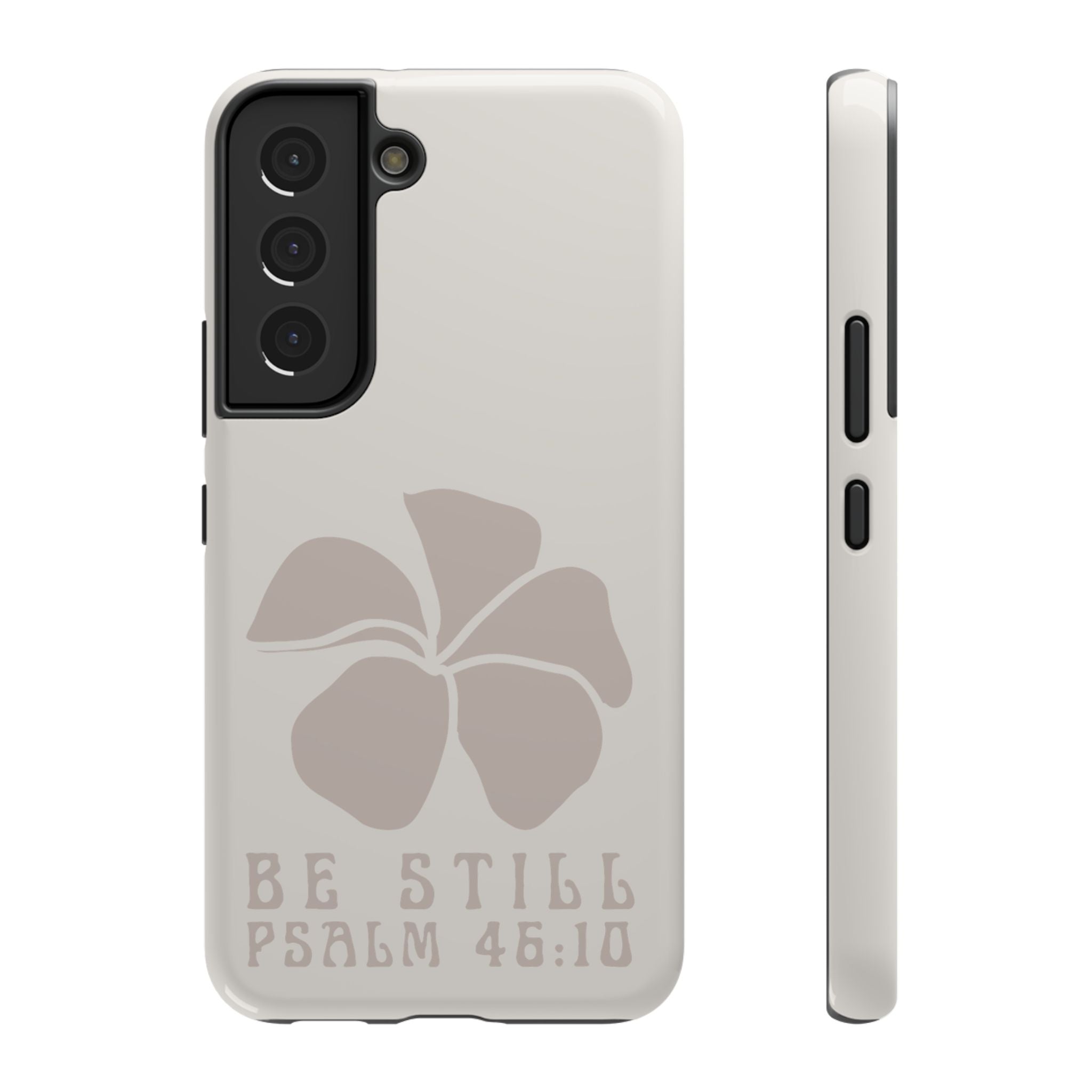 Be Still Plumeria Hard Phone Case
