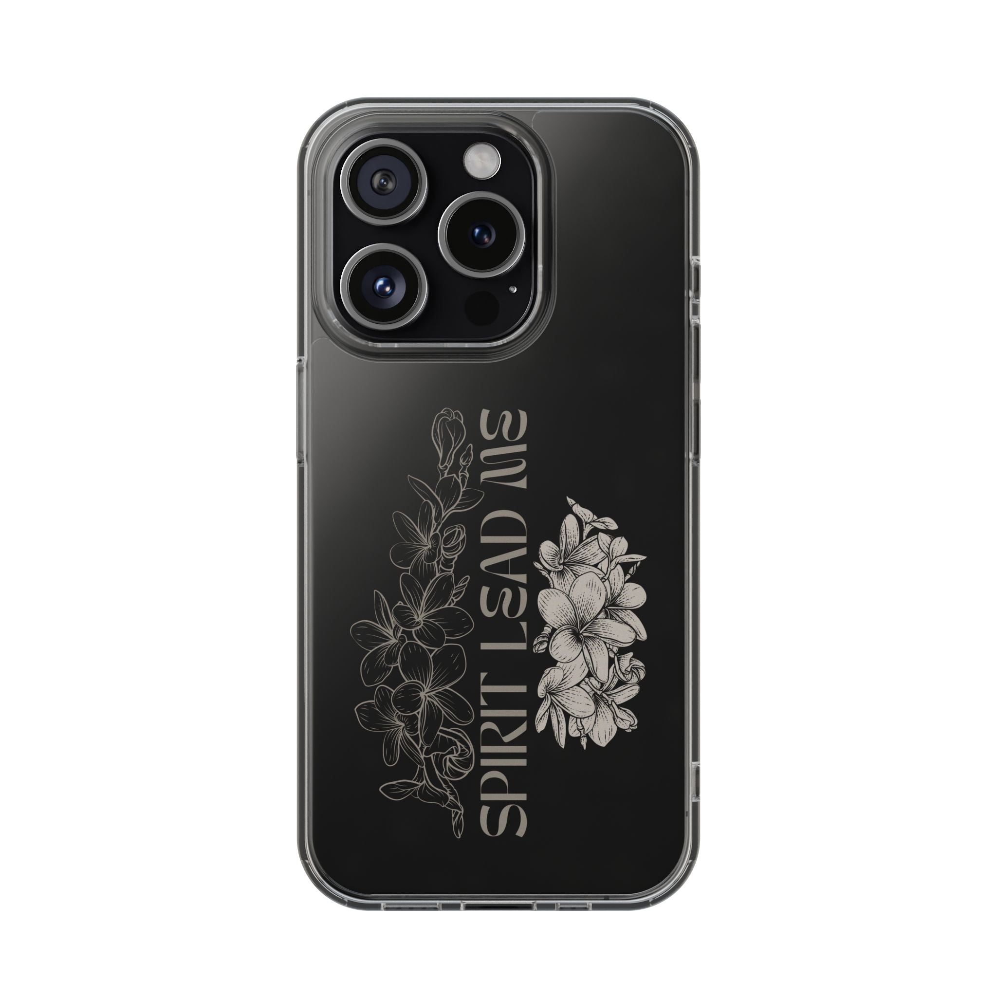 Plumeria Spirit Clear Phone Case