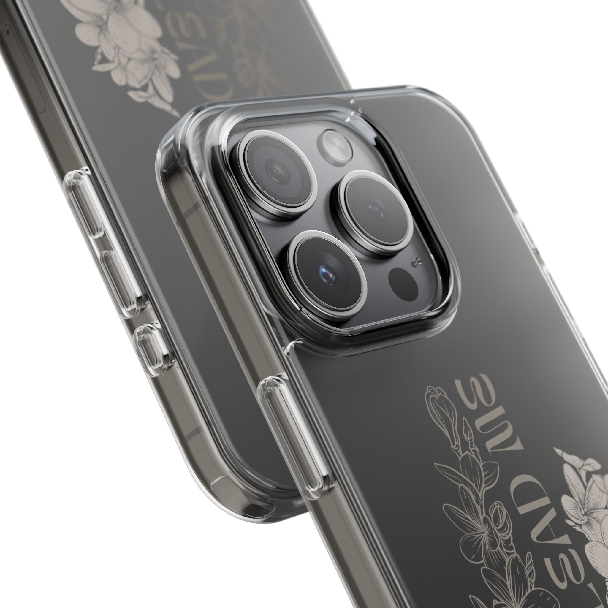 Plumeria Spirit Clear Phone Case