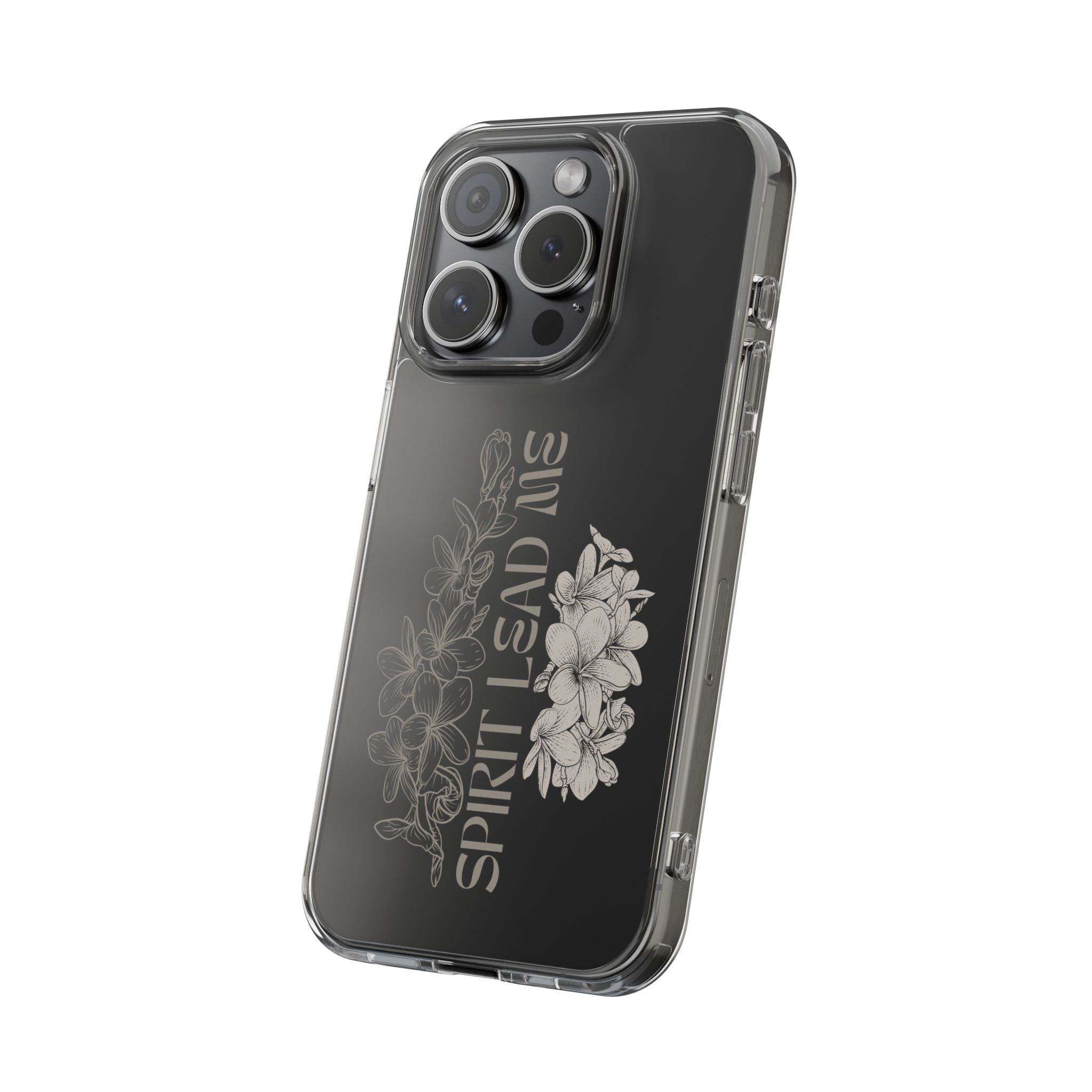 Plumeria Spirit Clear Phone Case