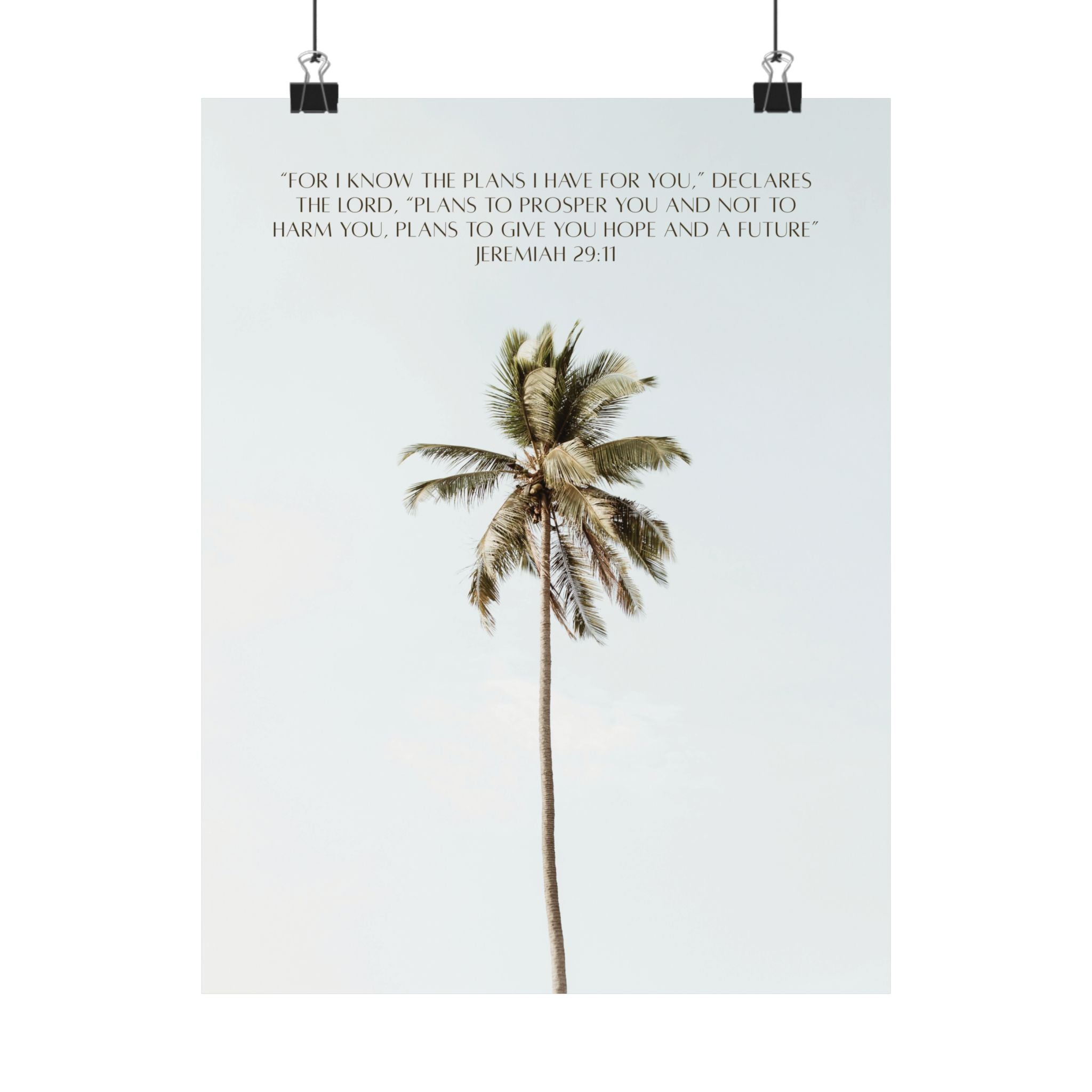 Jeremiah 29:11 Art Print