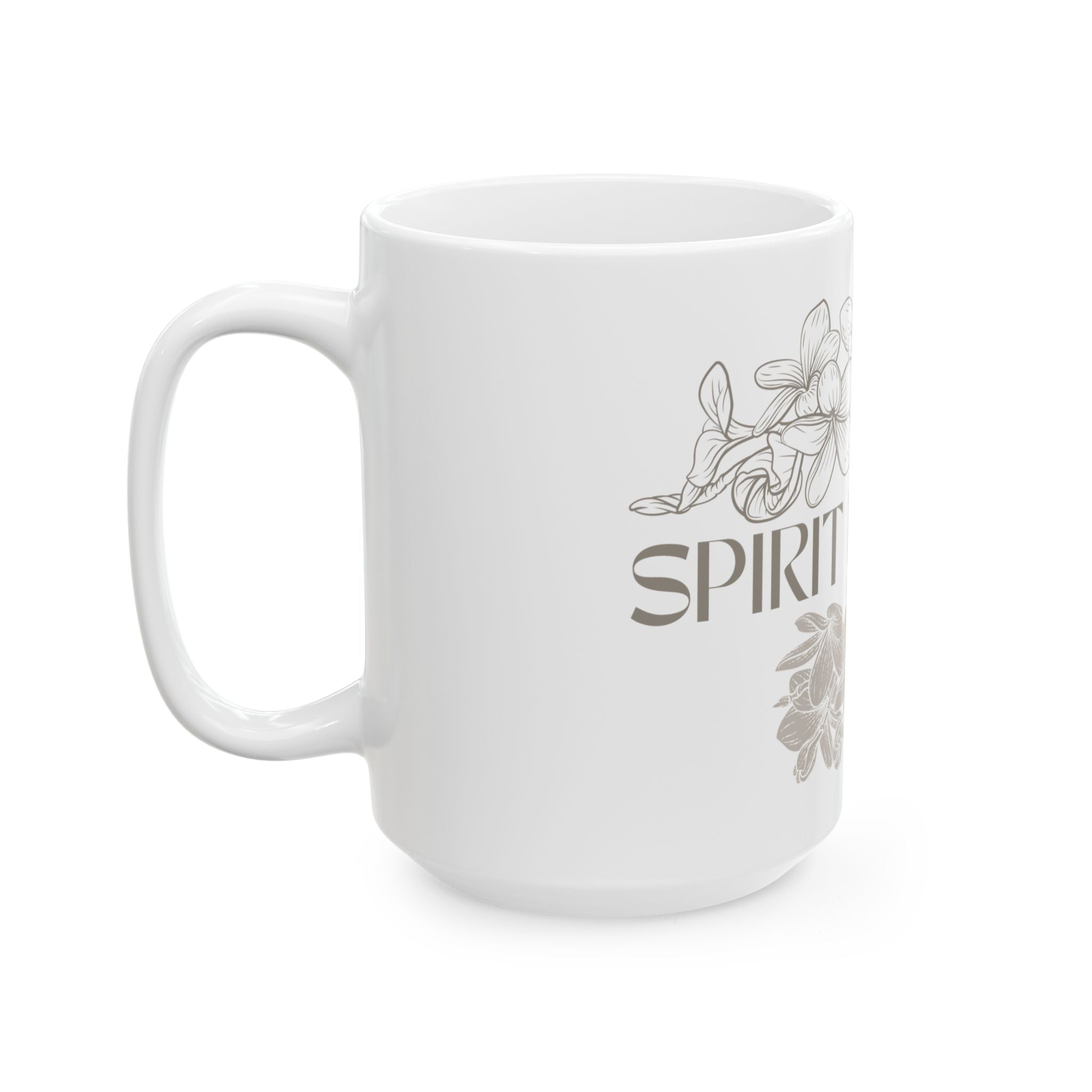 Plumeria Spirit White Mug