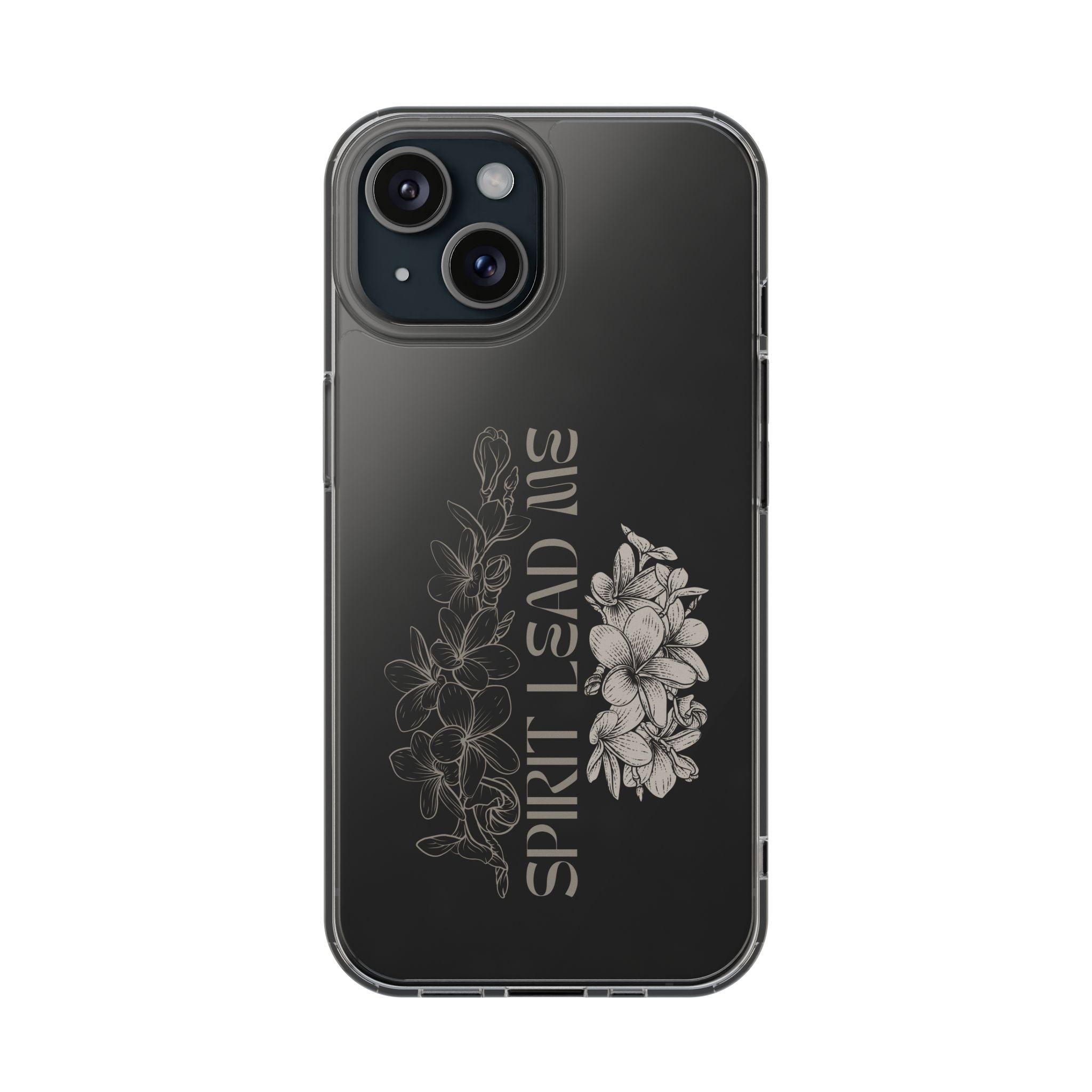 Plumeria Spirit Clear Phone Case