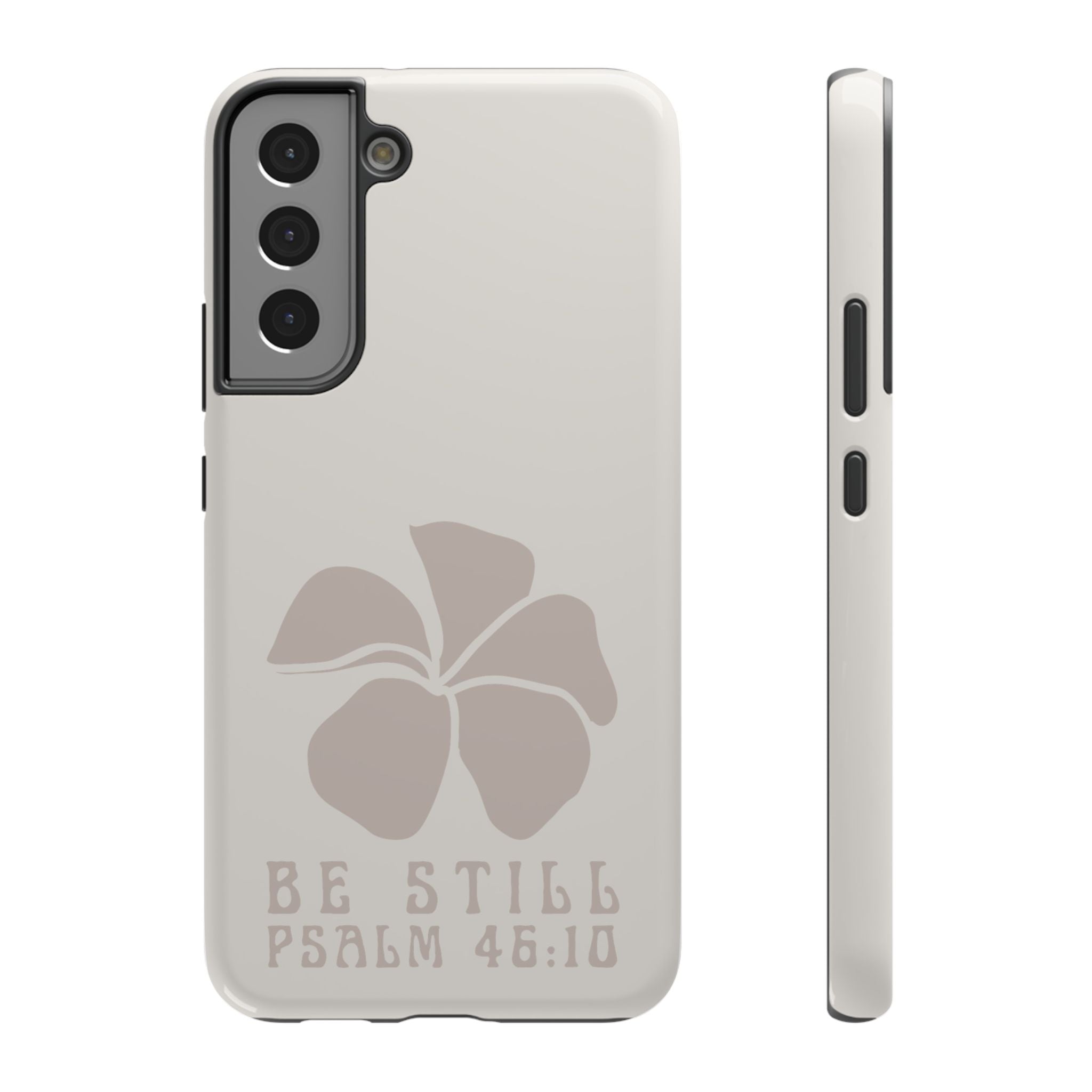 Be Still Plumeria Hard Phone Case