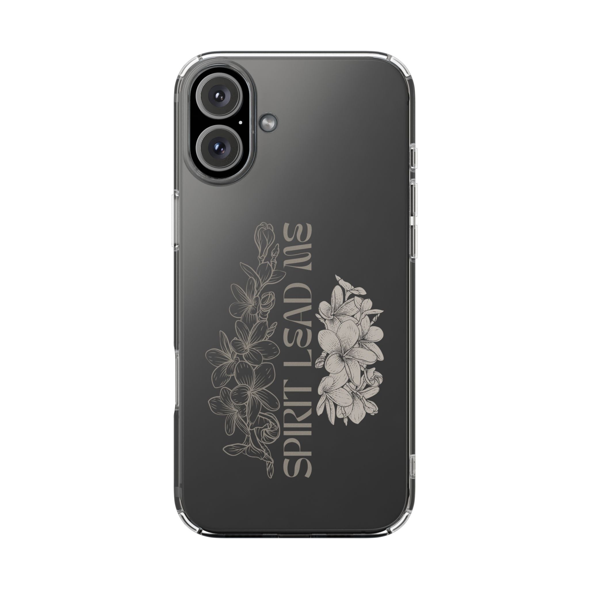 Plumeria Spirit Clear Phone Case