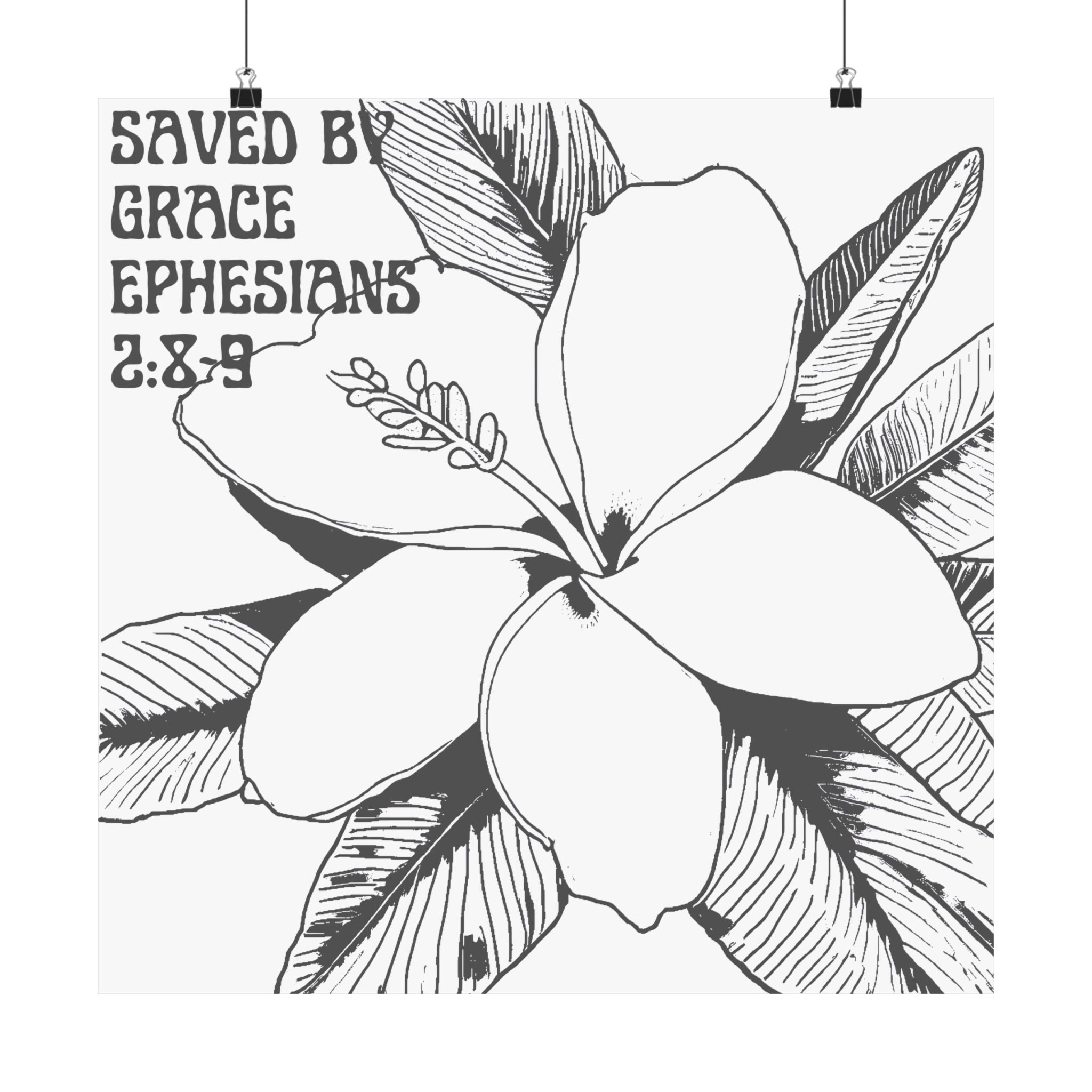 Saved By Grace Art Print