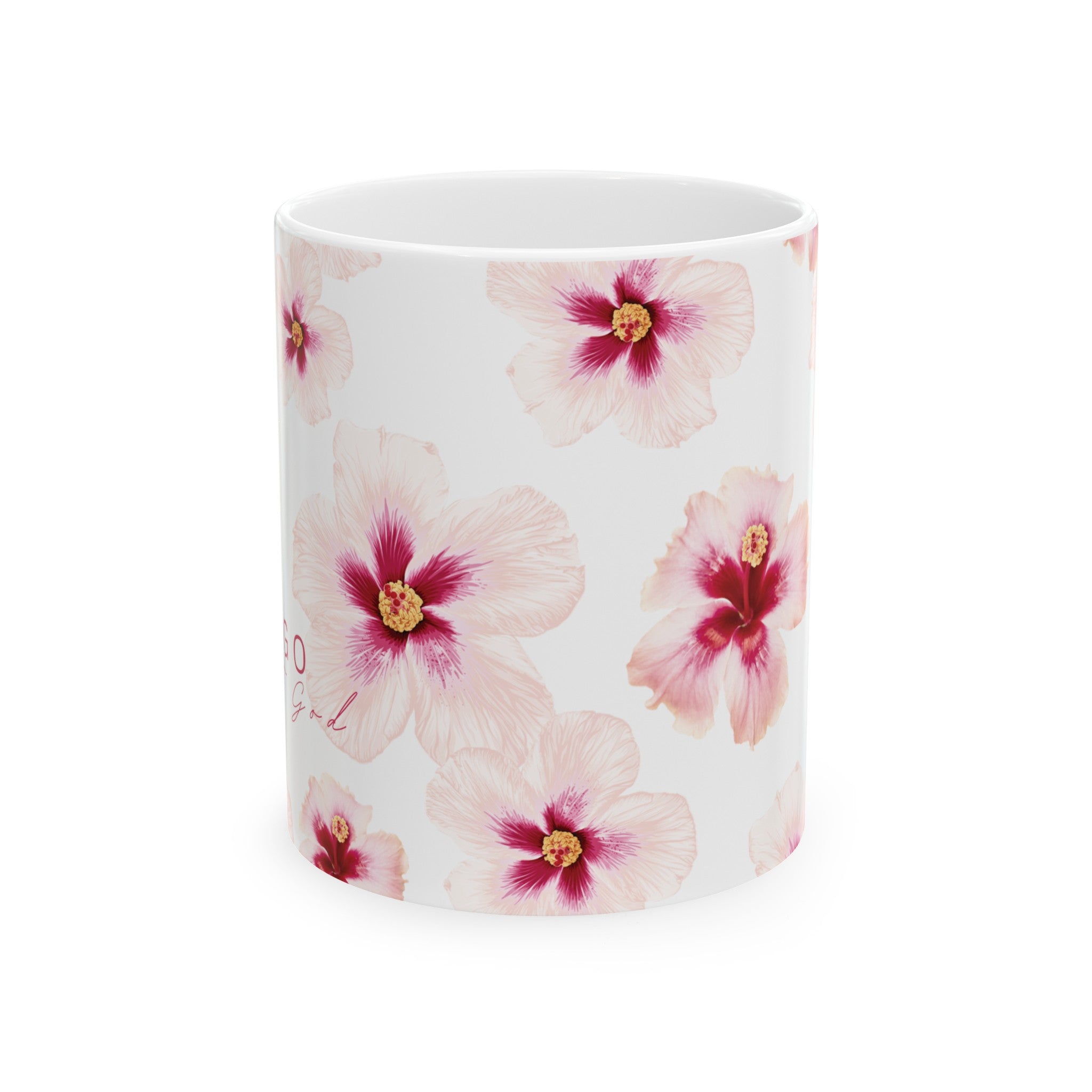 Let Go Hibiscus Mug