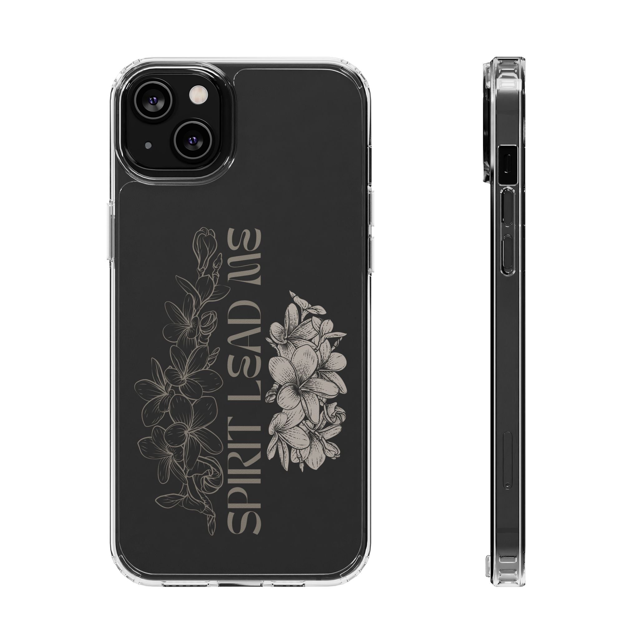 Plumeria Spirit Clear Phone Case