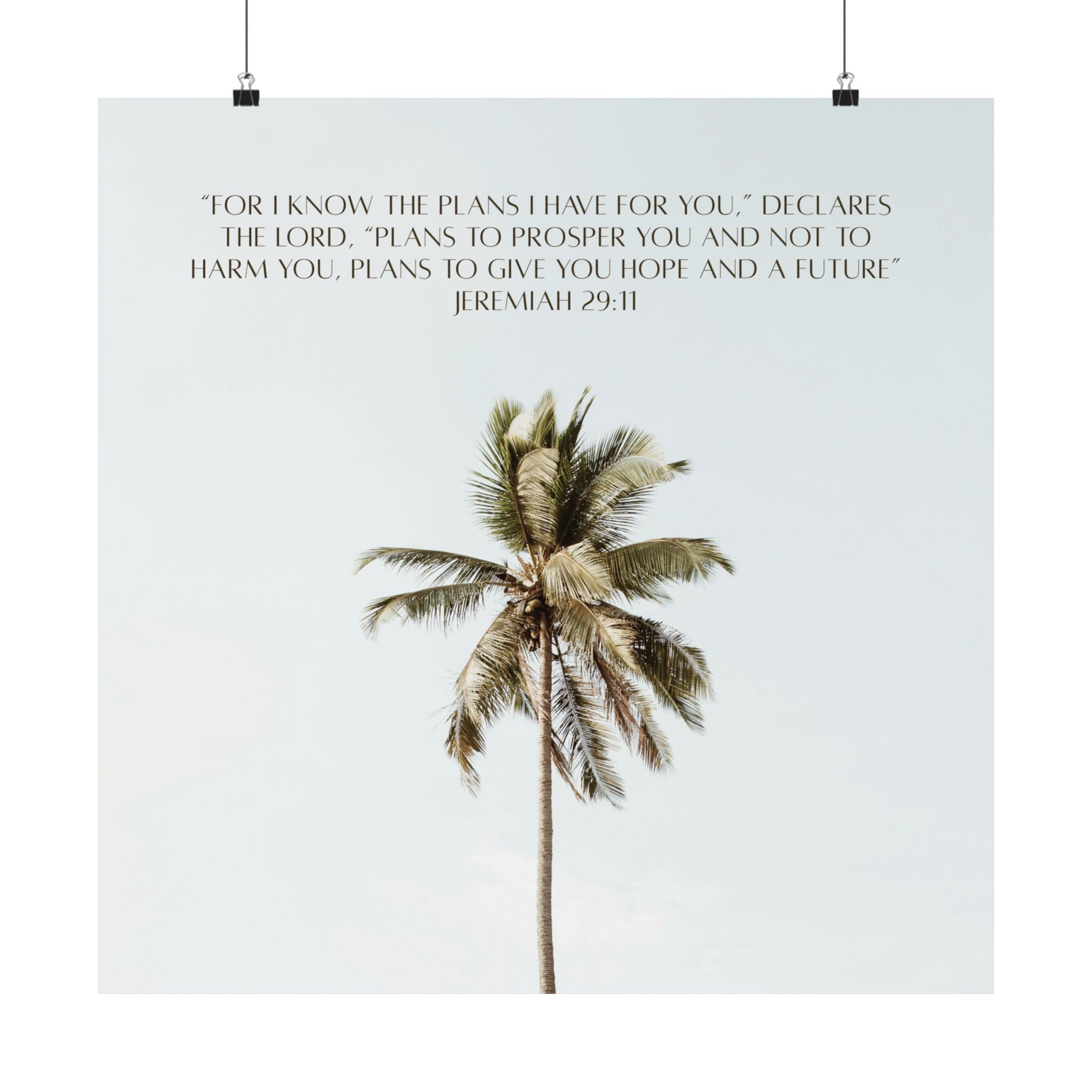 Jeremiah 29:11 Art Print