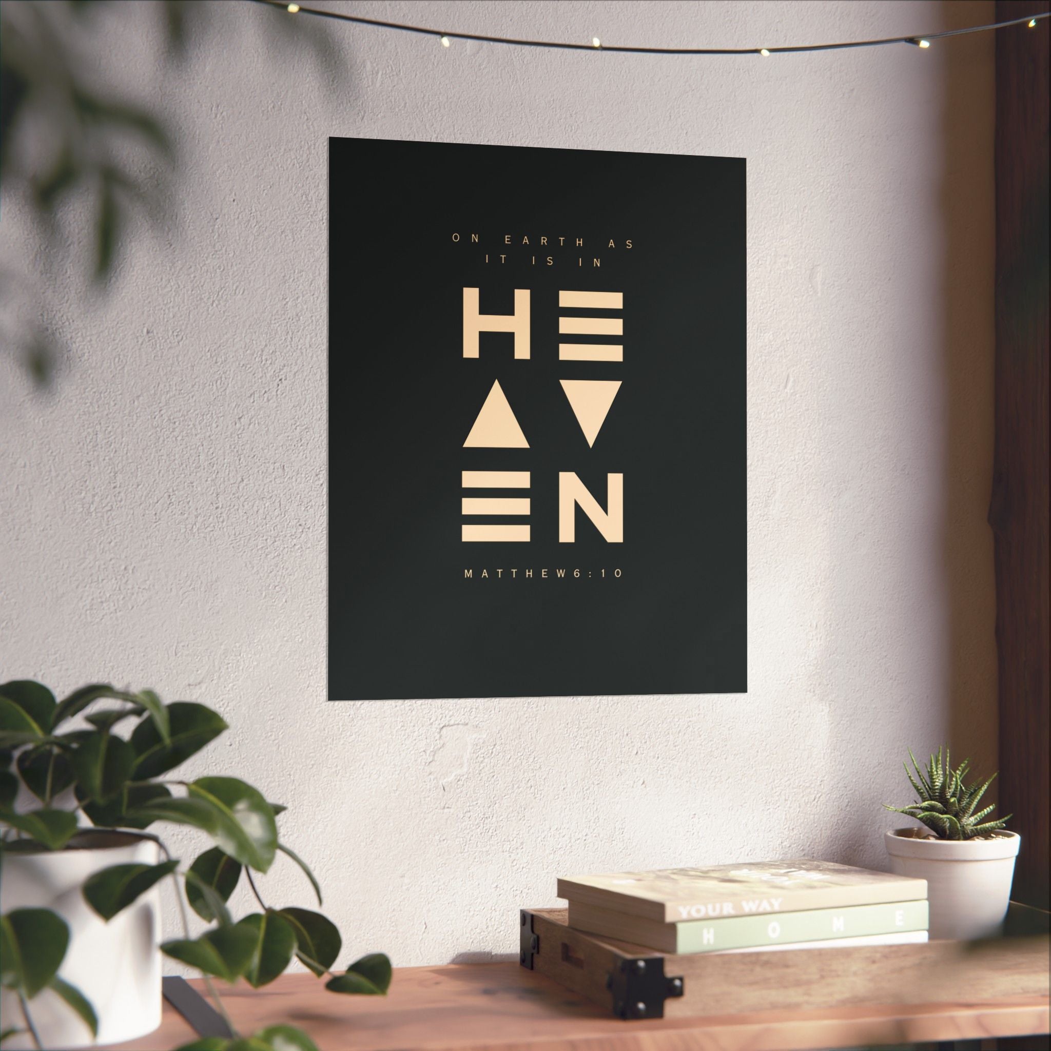 On Earth In Heaven Art Print