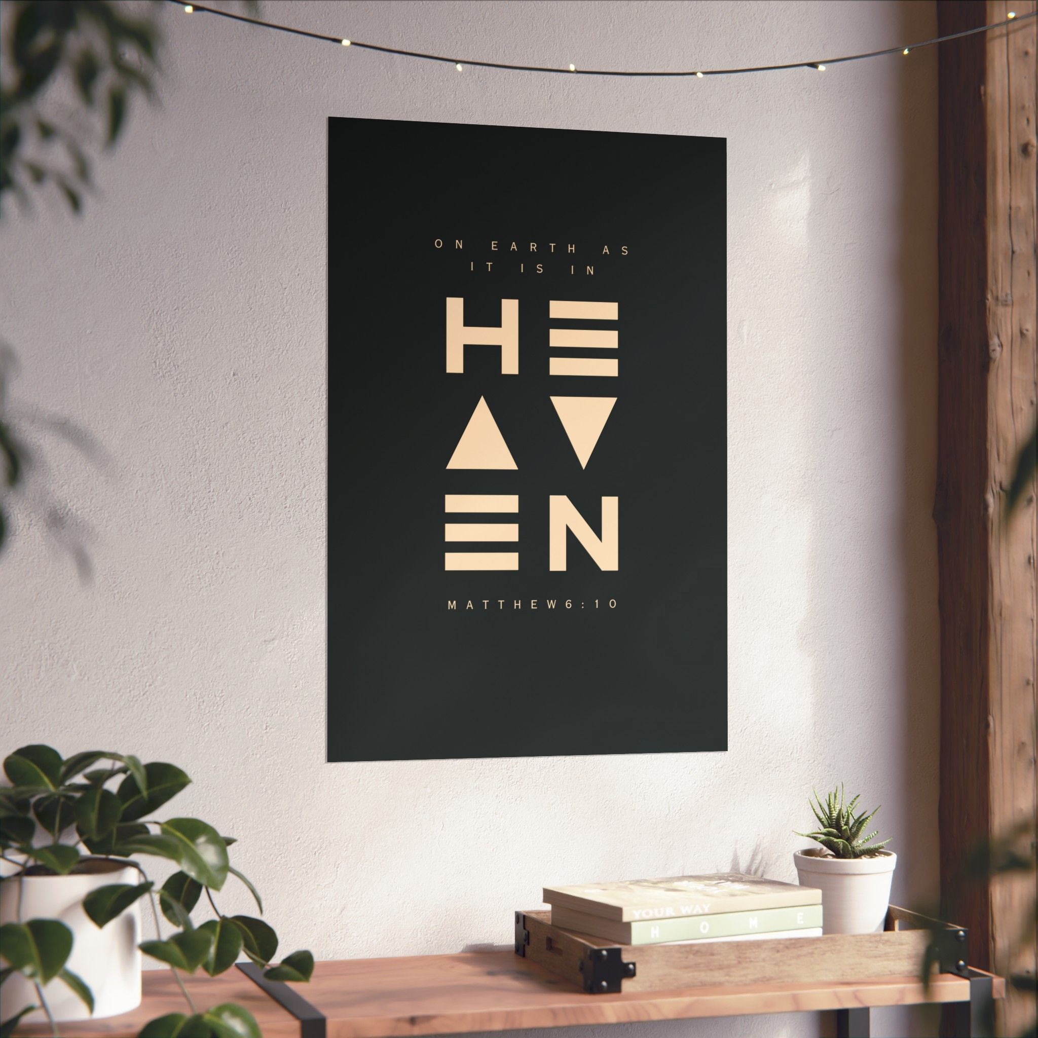 On Earth In Heaven Art Print