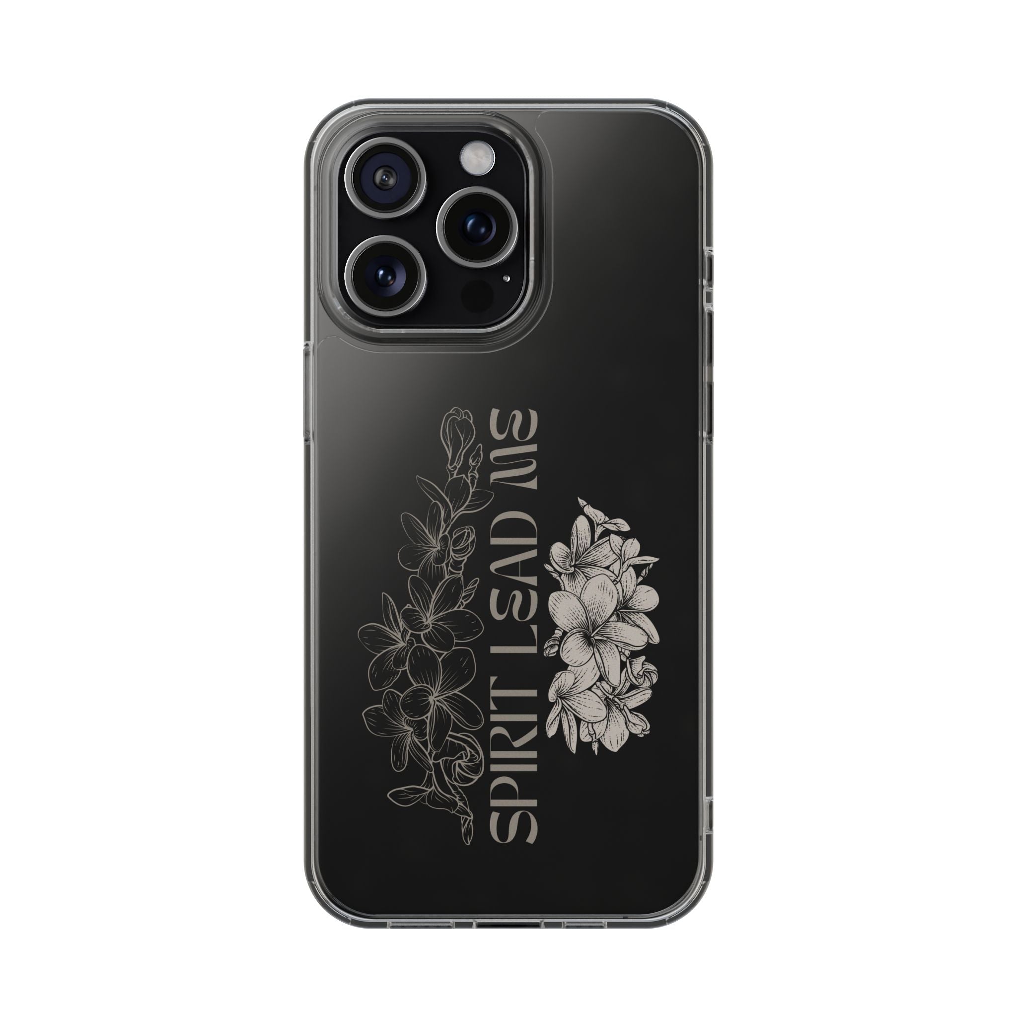 Plumeria Spirit Clear Phone Case