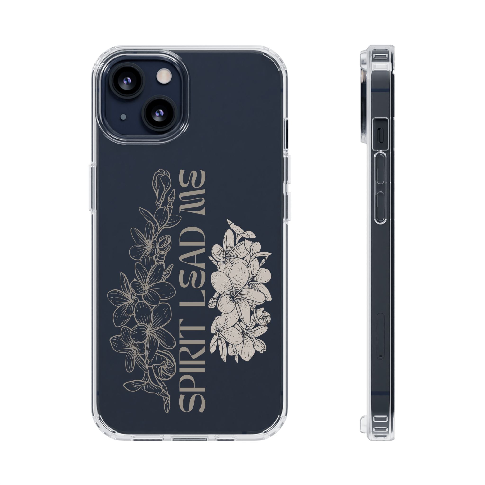 Plumeria Spirit Clear Phone Case
