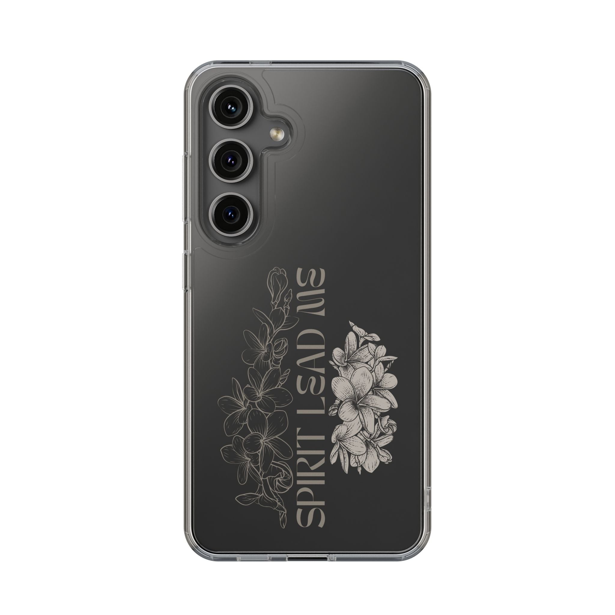 Plumeria Spirit Clear Phone Case