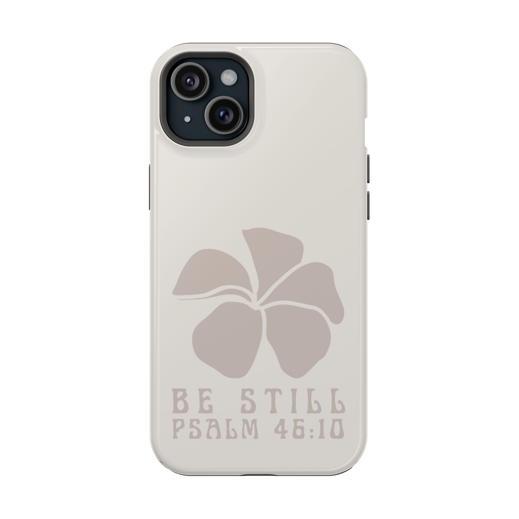 Be Still Plumeria Hard Phone Case