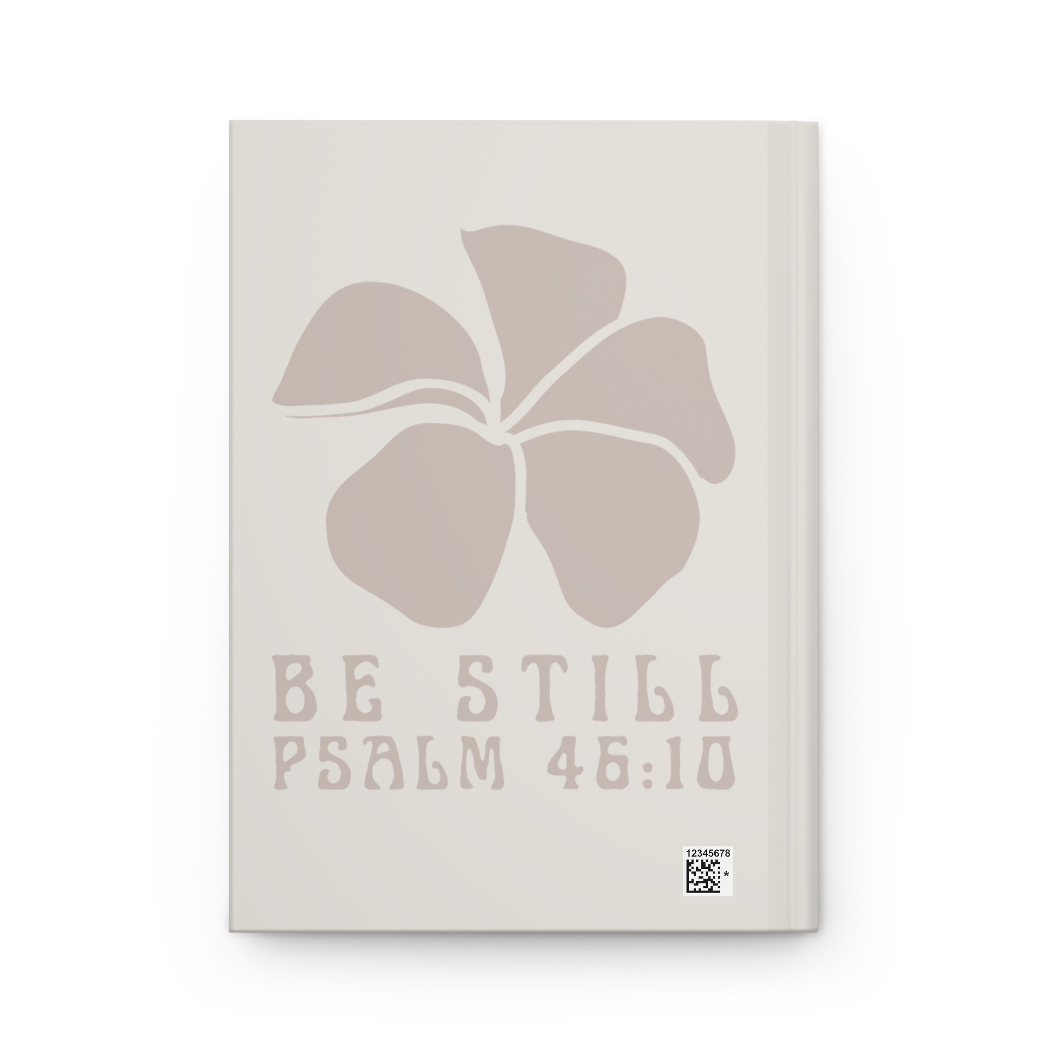 Be Still Plumeria Hardcover Journal