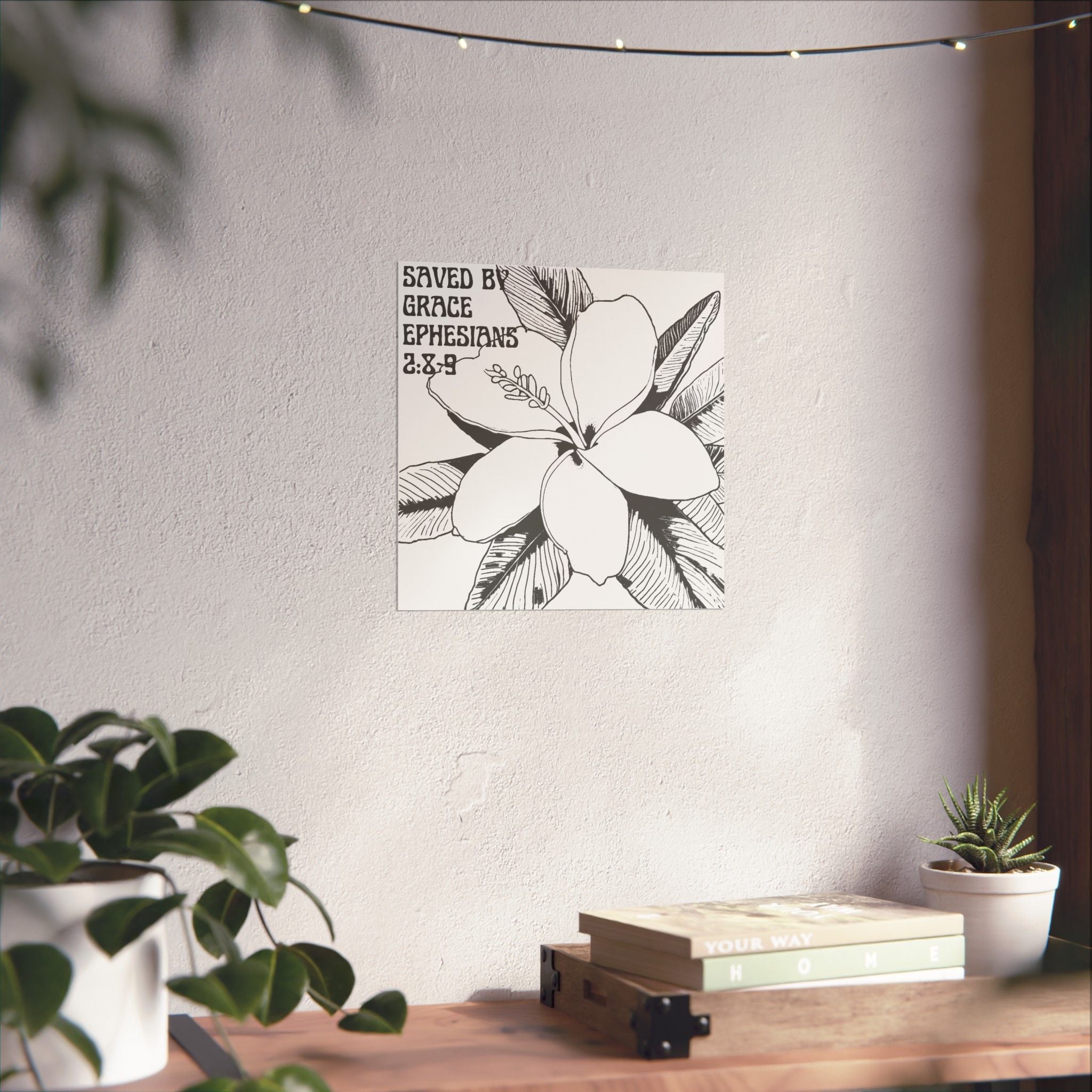 Saved By Grace Art Print