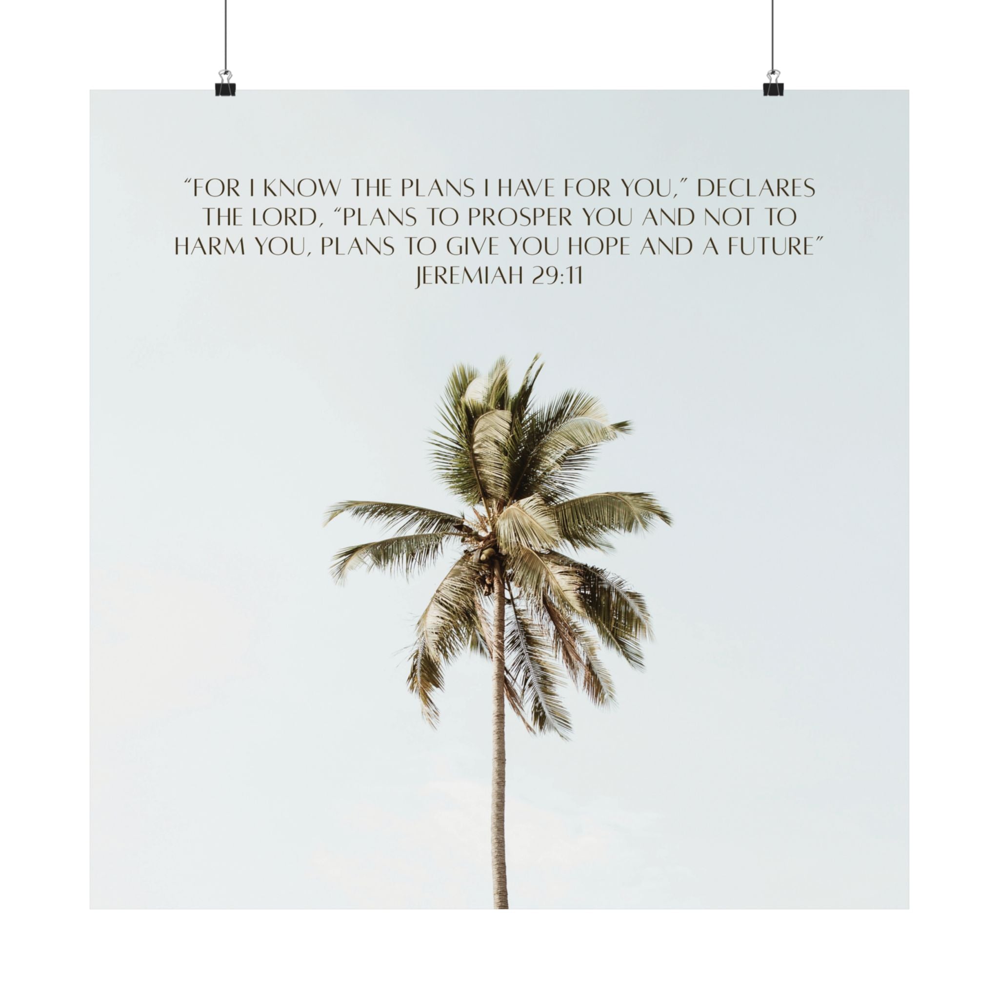 Jeremiah 29:11 Art Print