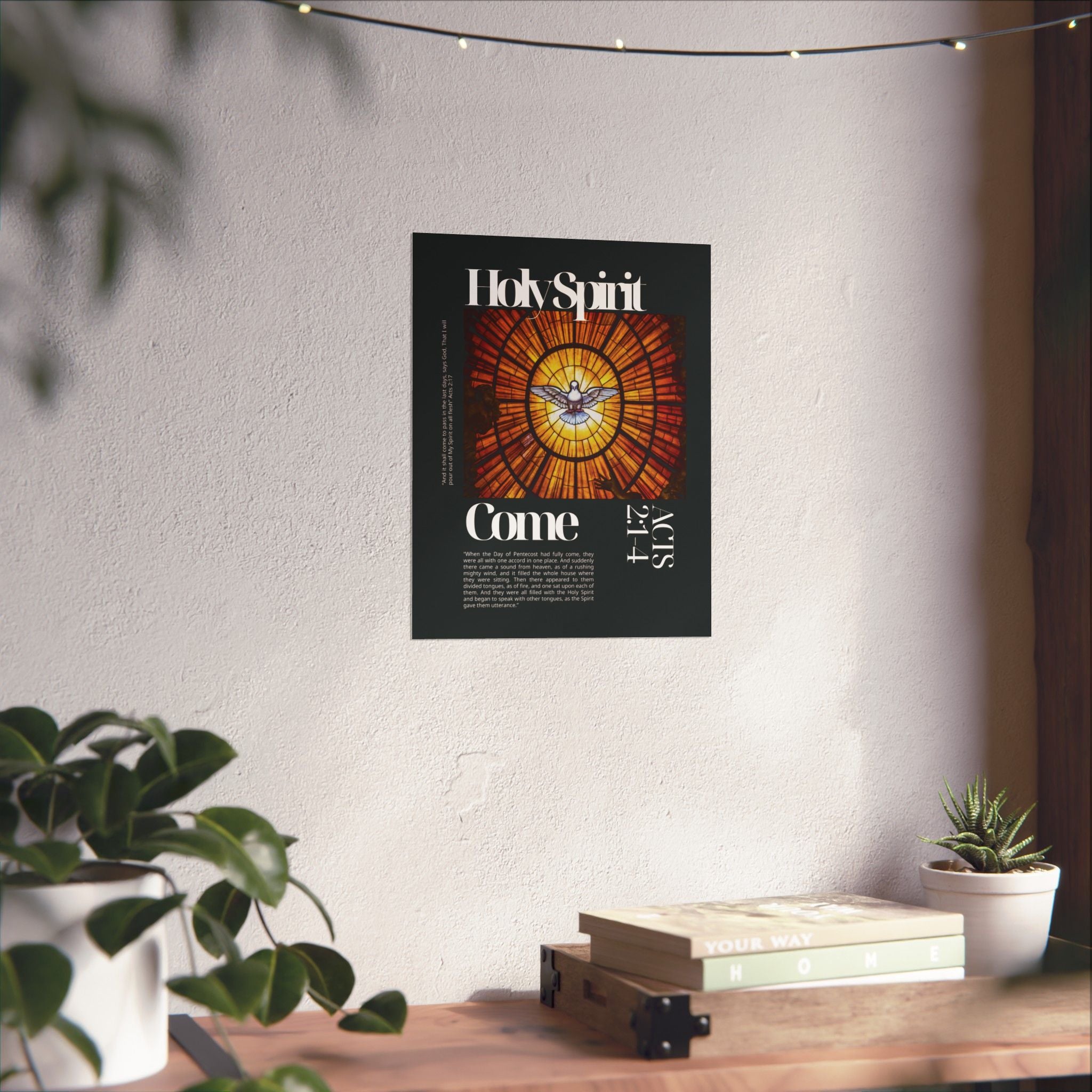 Holy Spirit Come Art Print