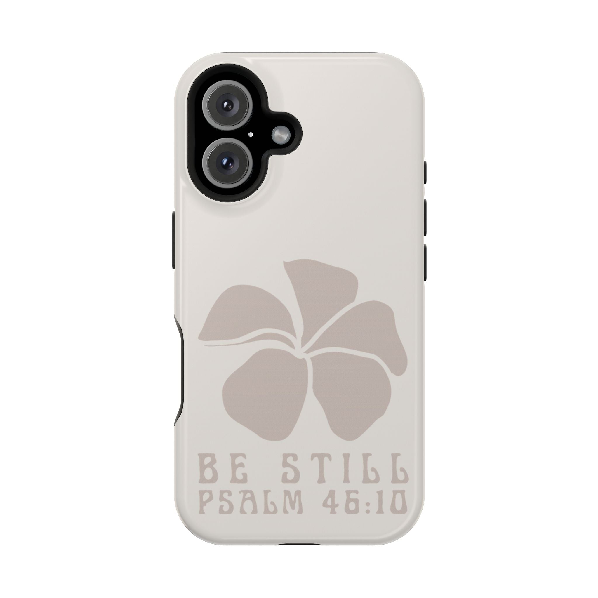 Be Still Plumeria Hard Phone Case