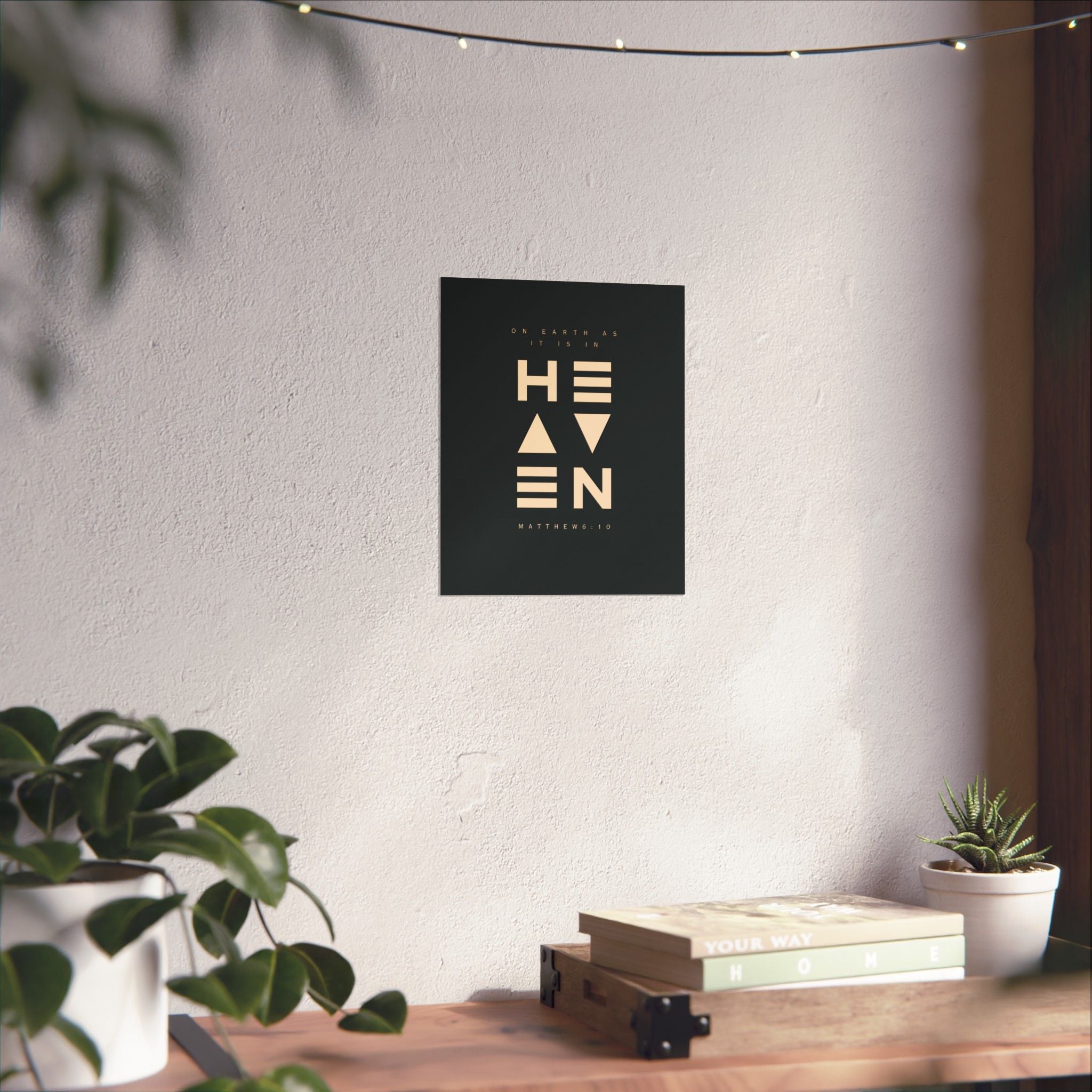 On Earth In Heaven Art Print