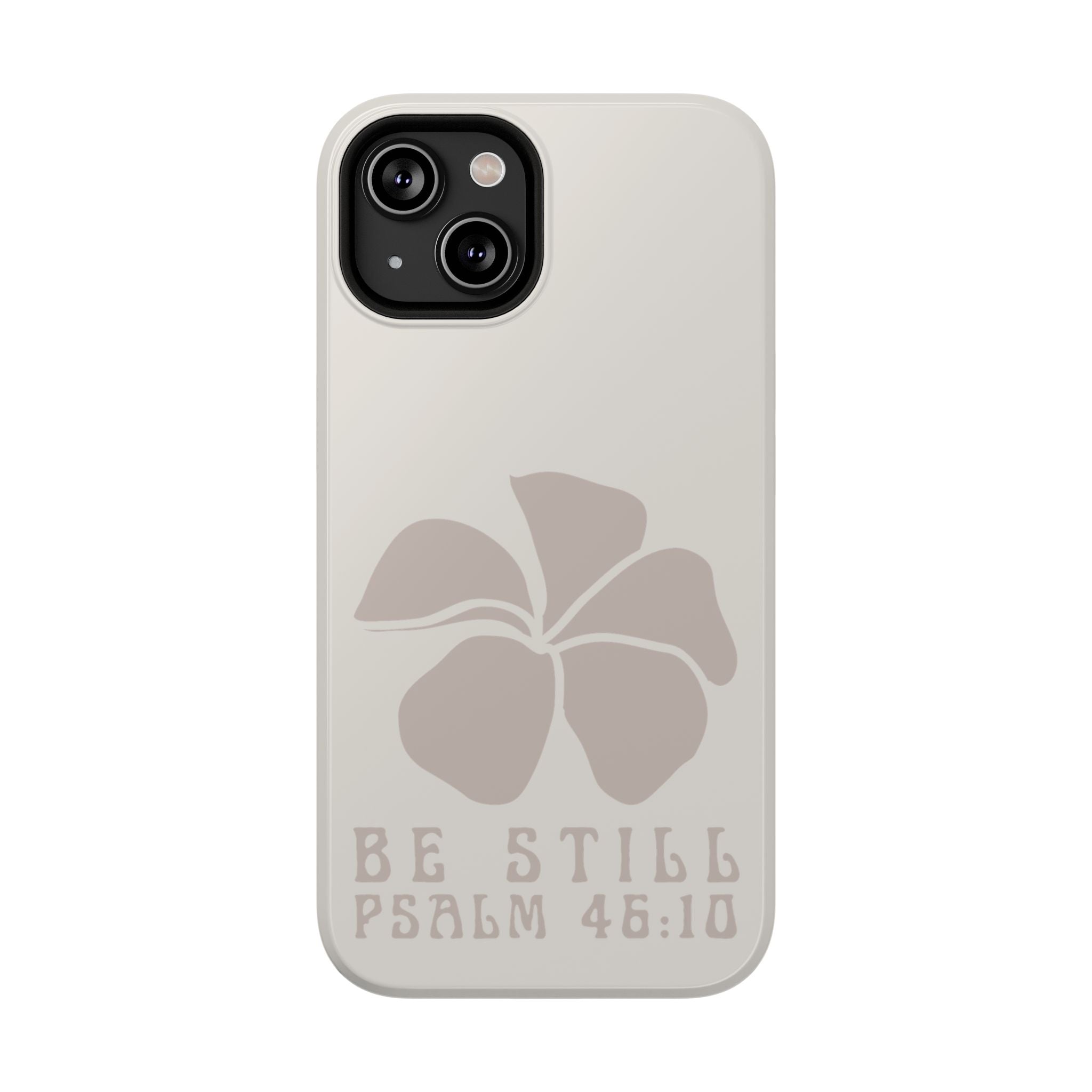 Be Still Plumeria Hard Phone Case
