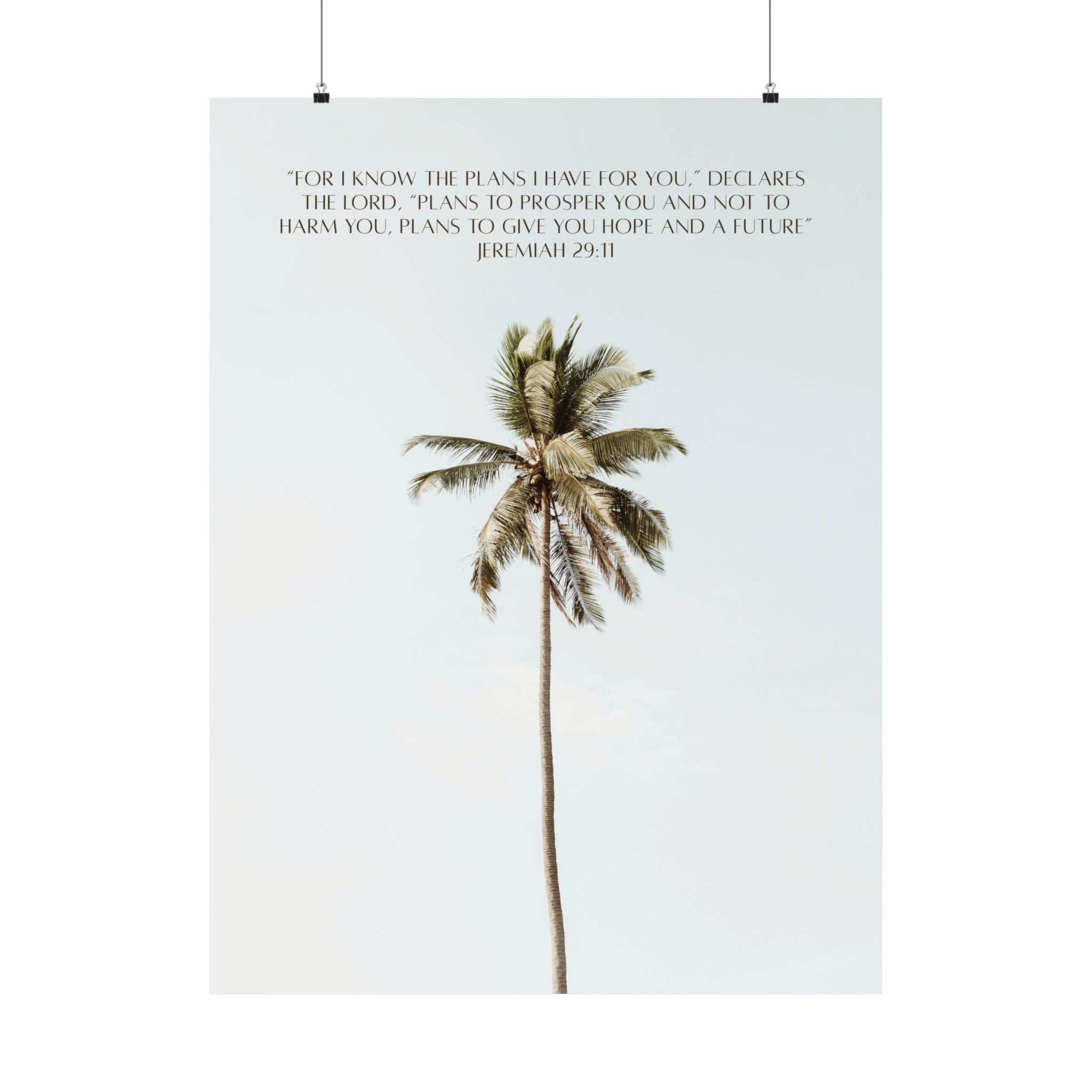 Jeremiah 29:11 Art Print