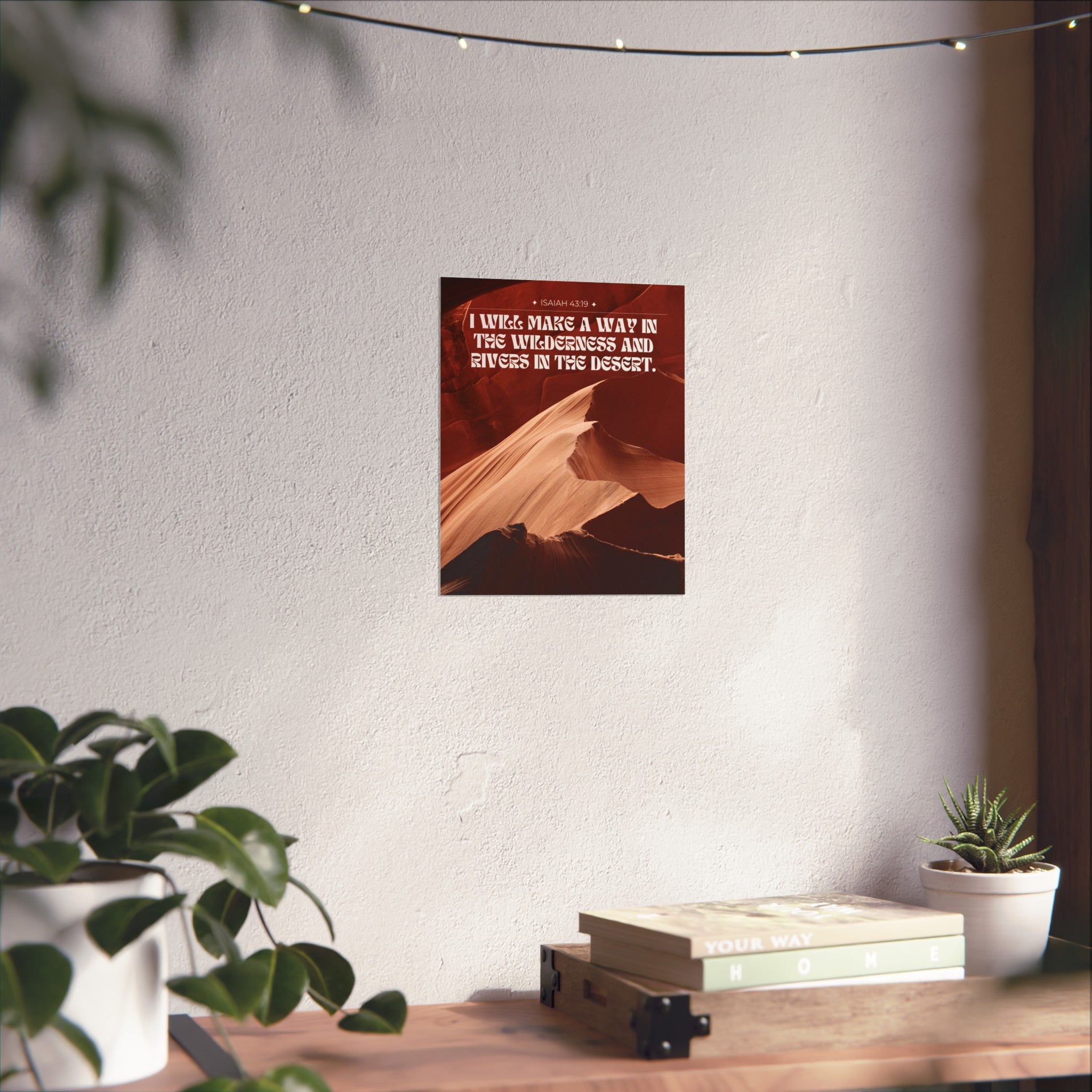 Rivers In The Desert Art Print