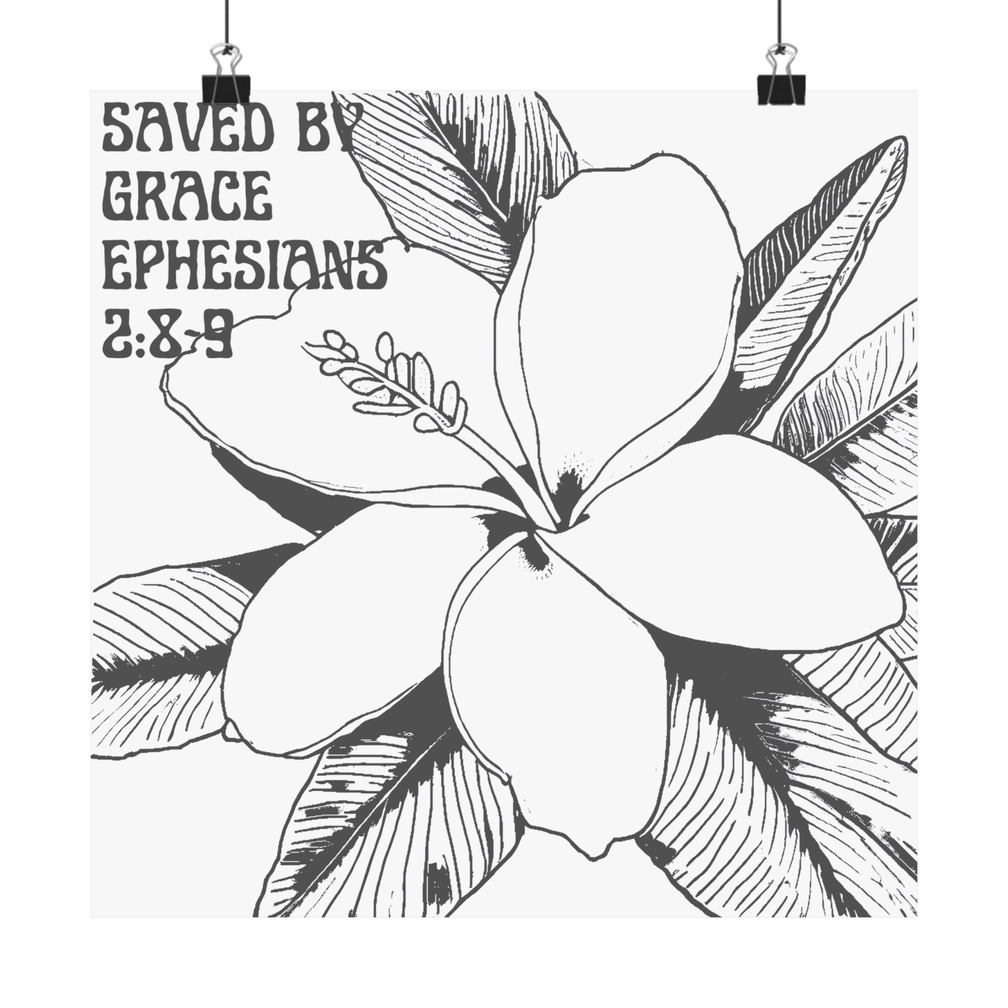 Saved By Grace Art Print