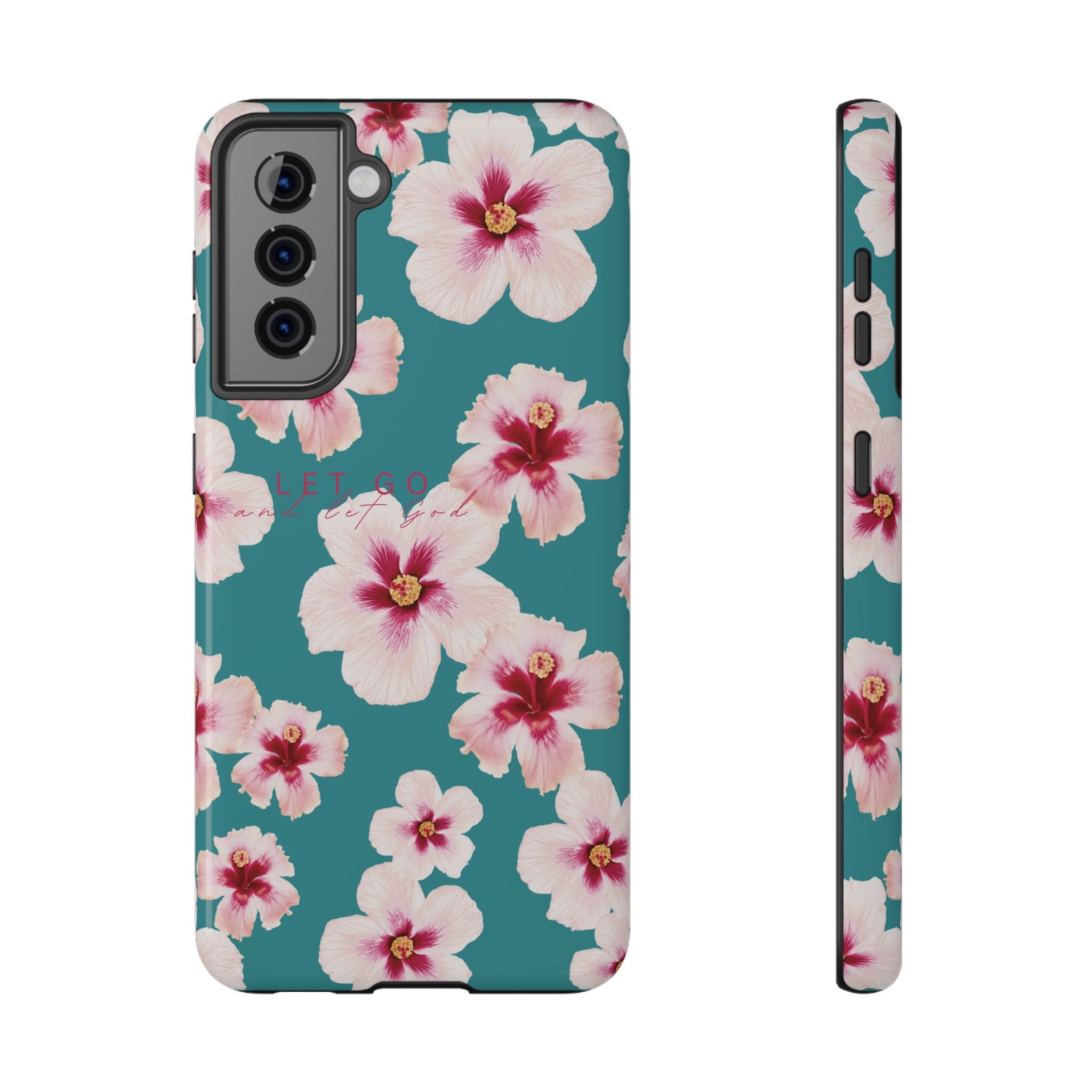 Let Go Hibiscus Hard Phone Case
