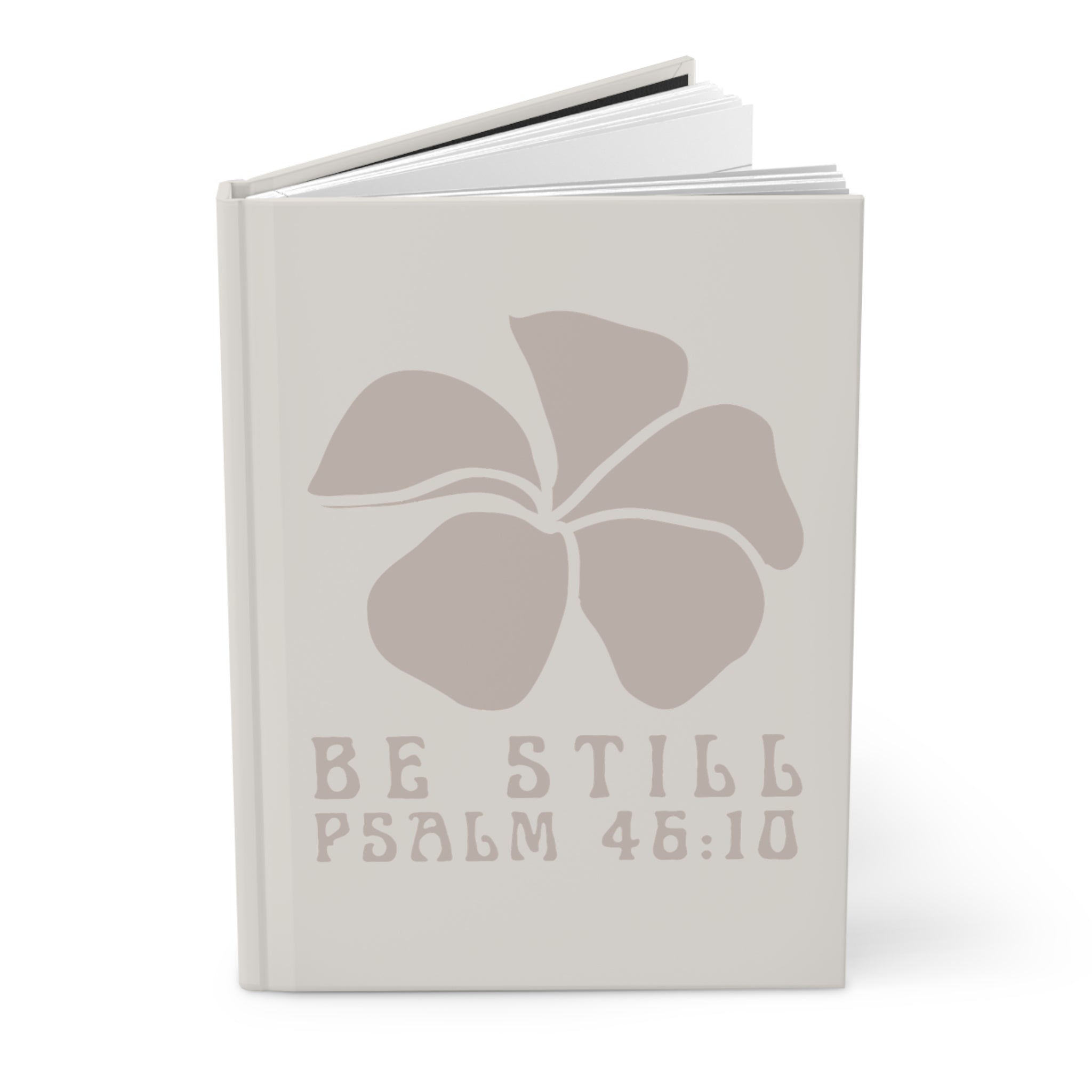 Be Still Plumeria Hardcover Journal