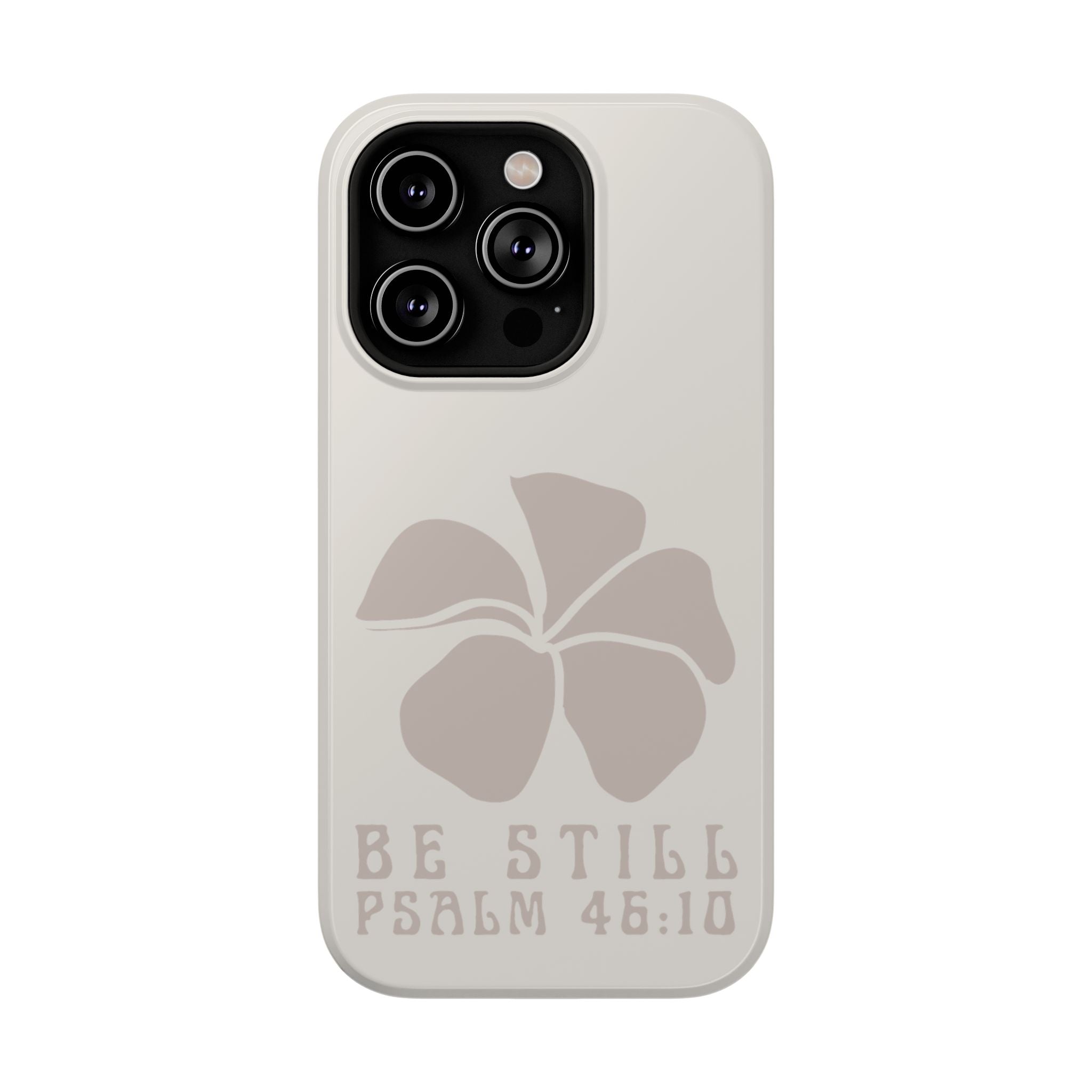 Be Still Plumeria Hard Phone Case