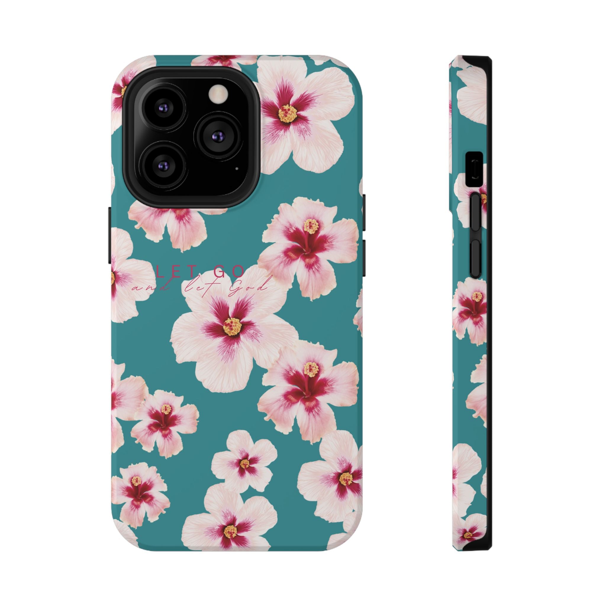 Let Go Hibiscus Hard Phone Case