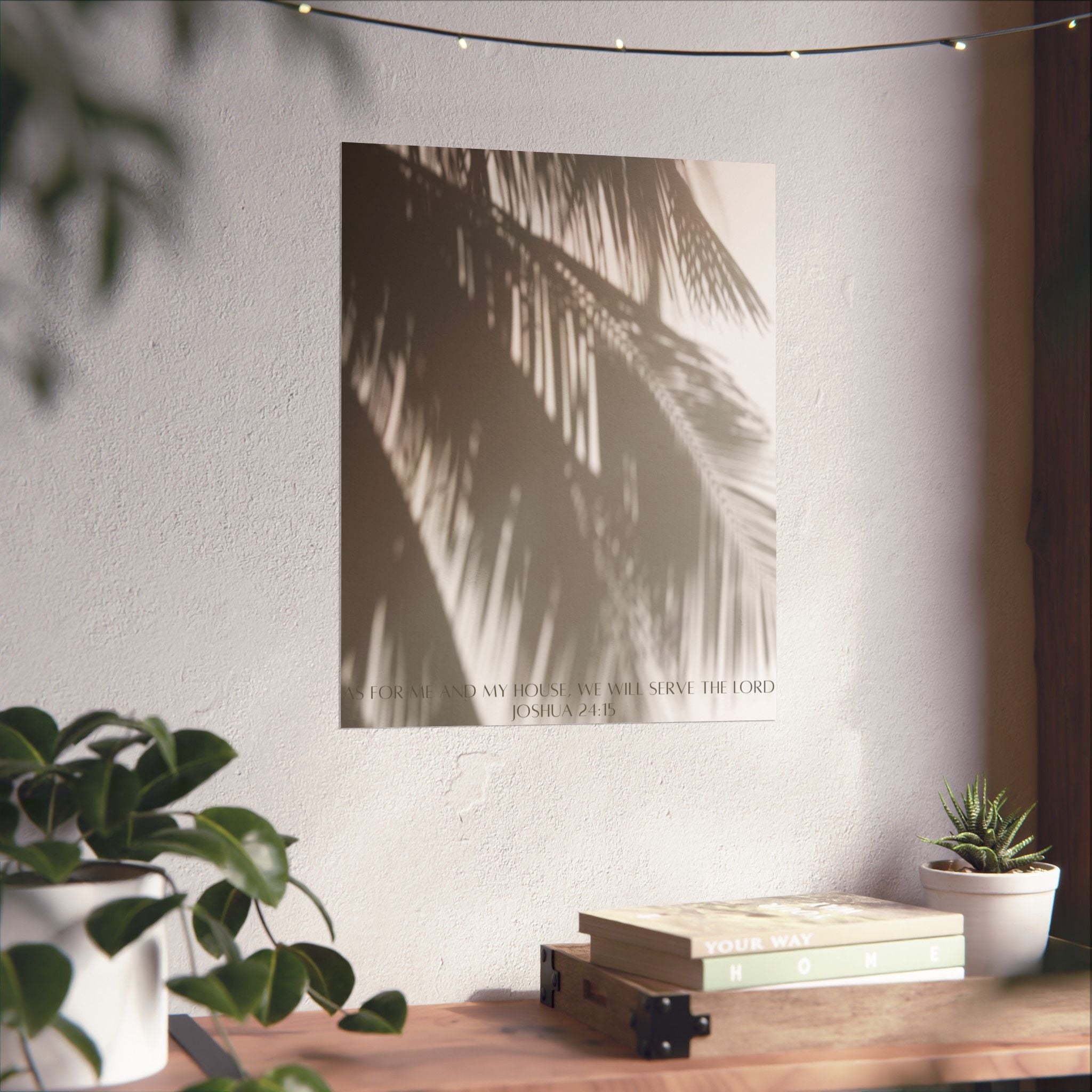 Joshua 24:15 Art Print