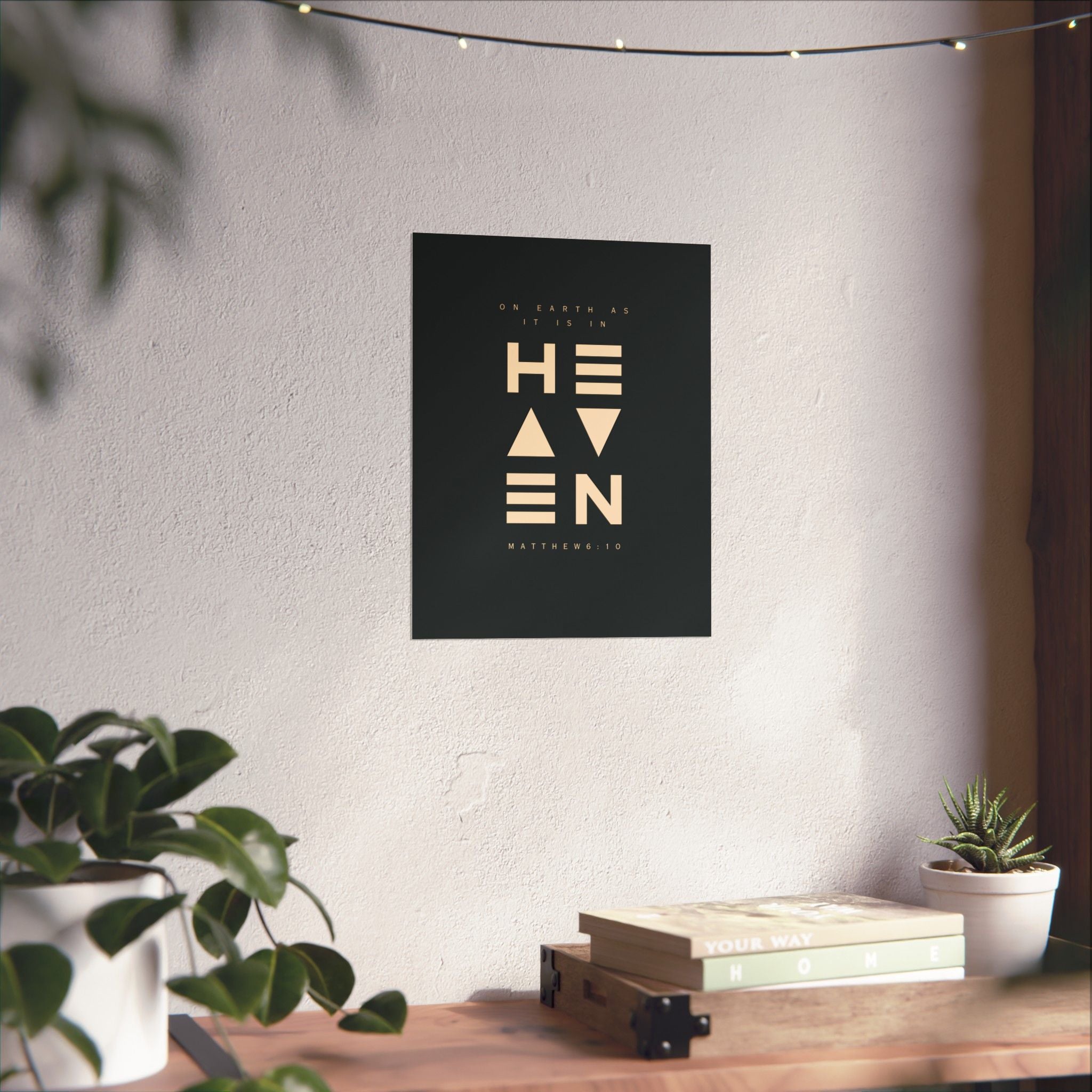 On Earth In Heaven Art Print