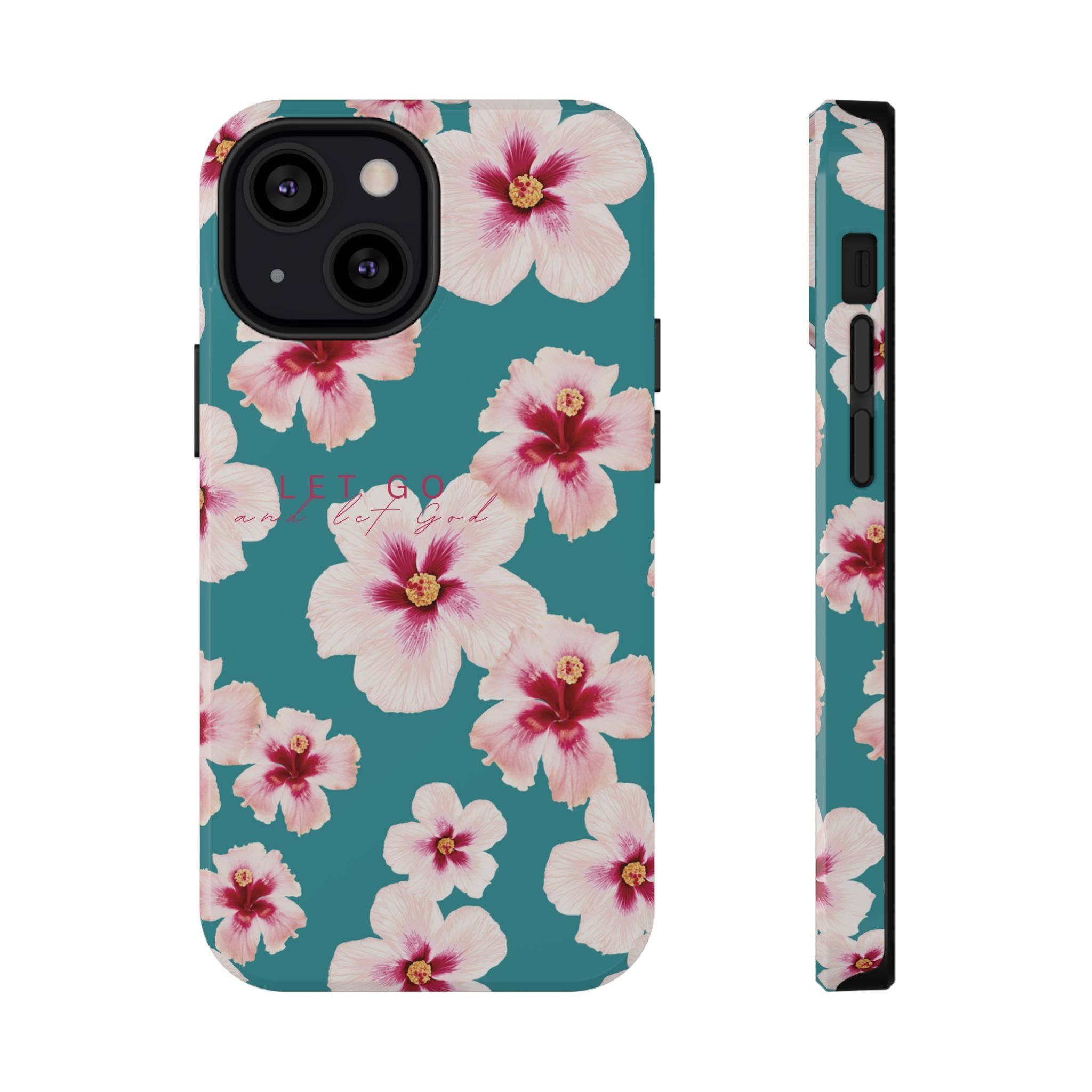 Let Go Hibiscus Hard Phone Case