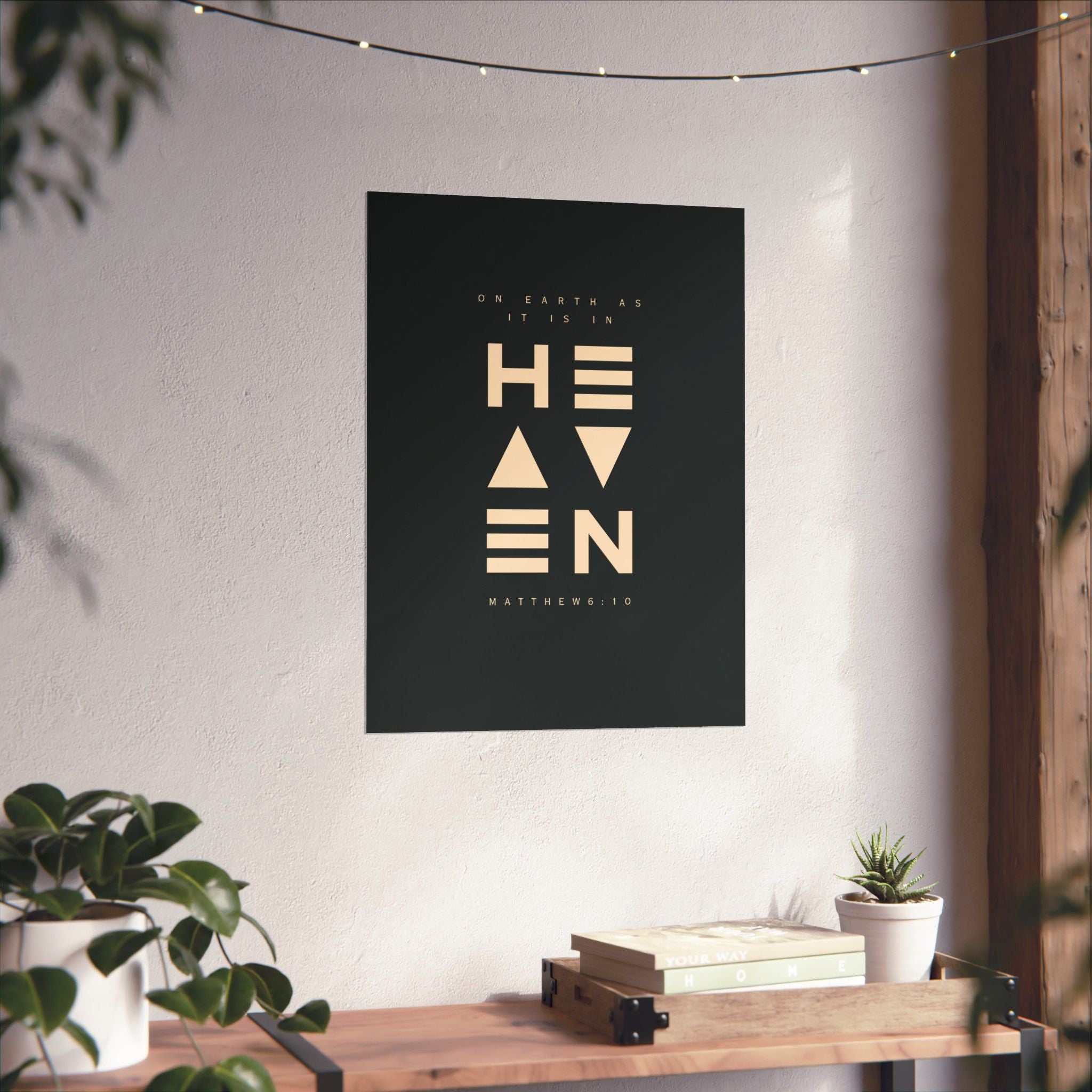 On Earth In Heaven Art Print