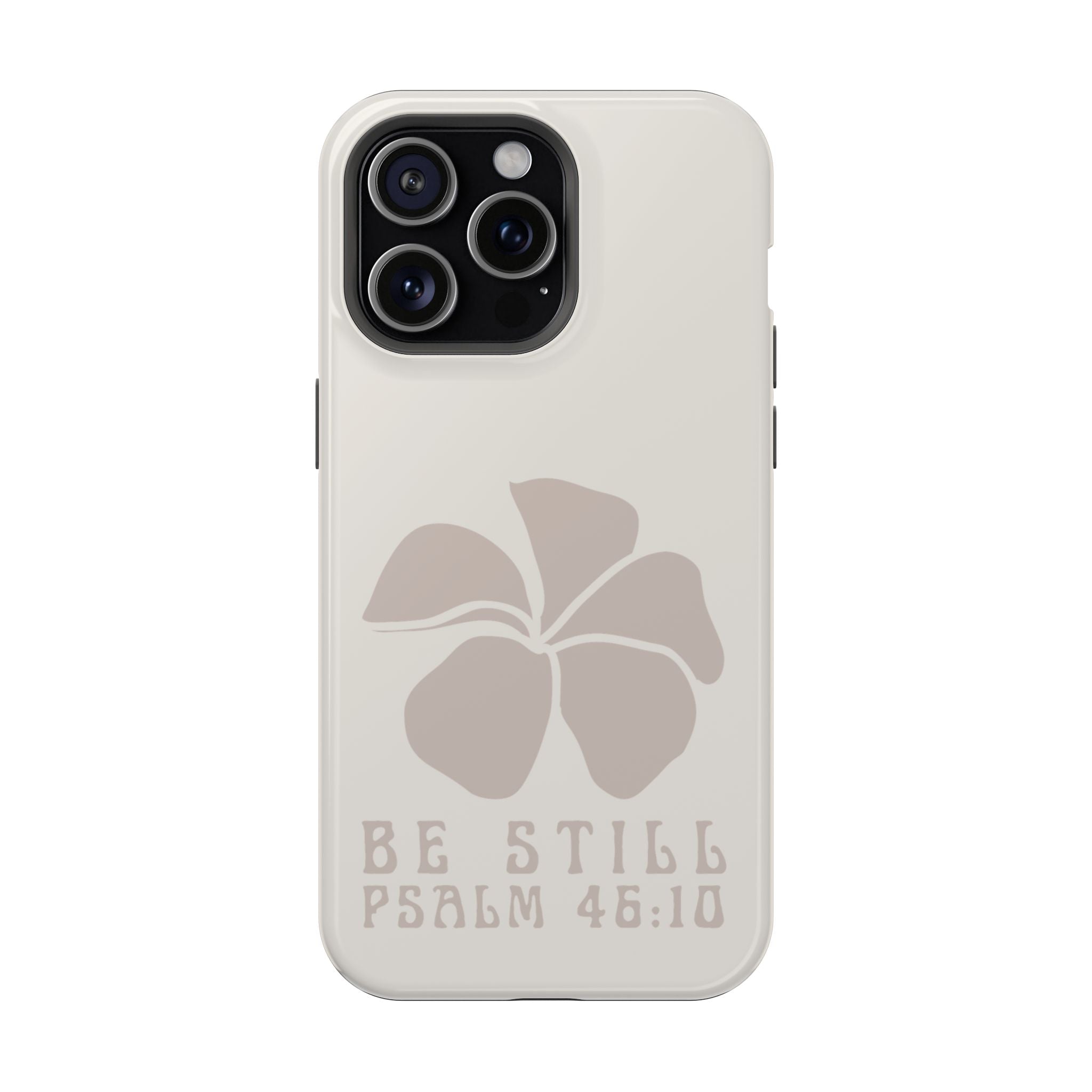 Be Still Plumeria Hard Phone Case