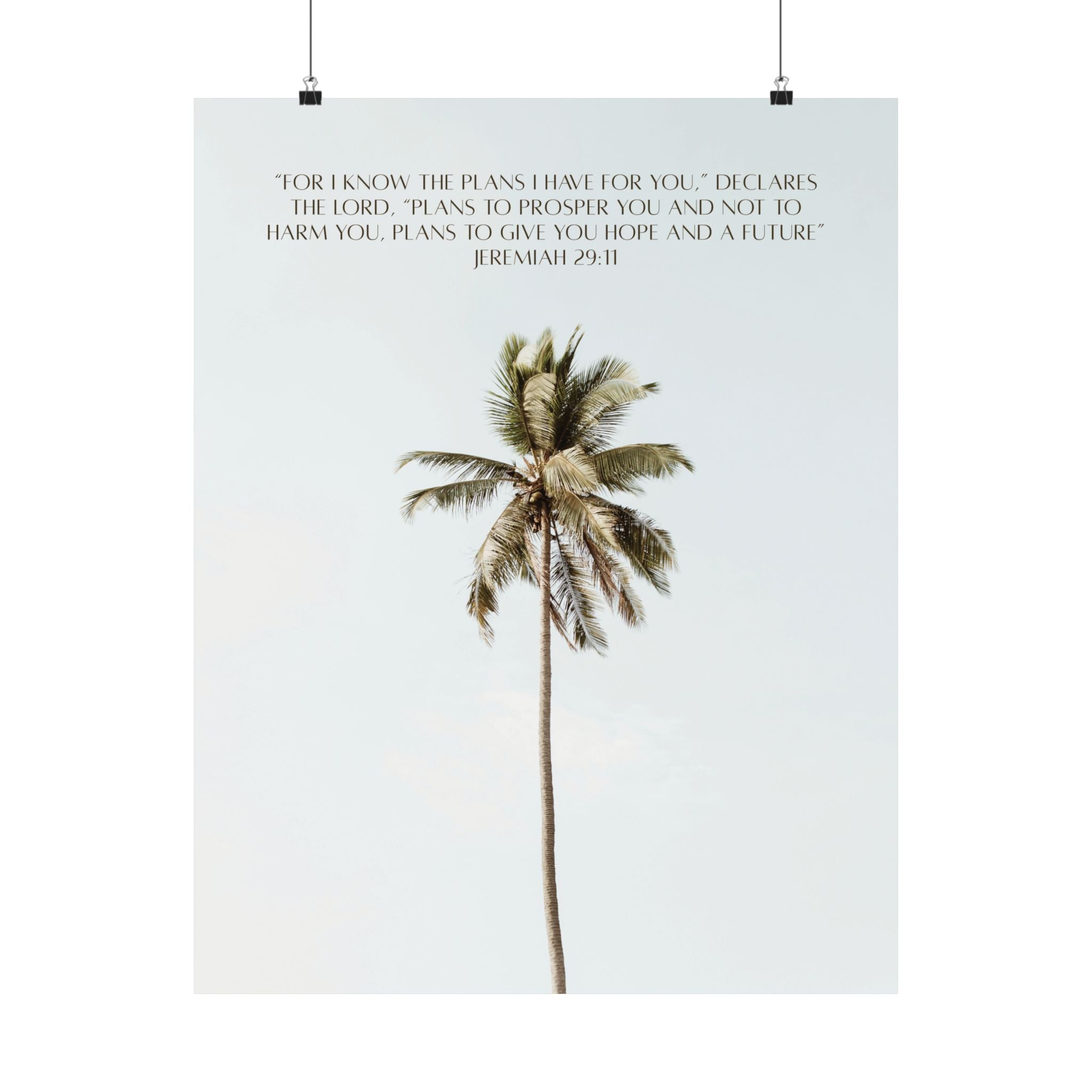 Jeremiah 29:11 Art Print