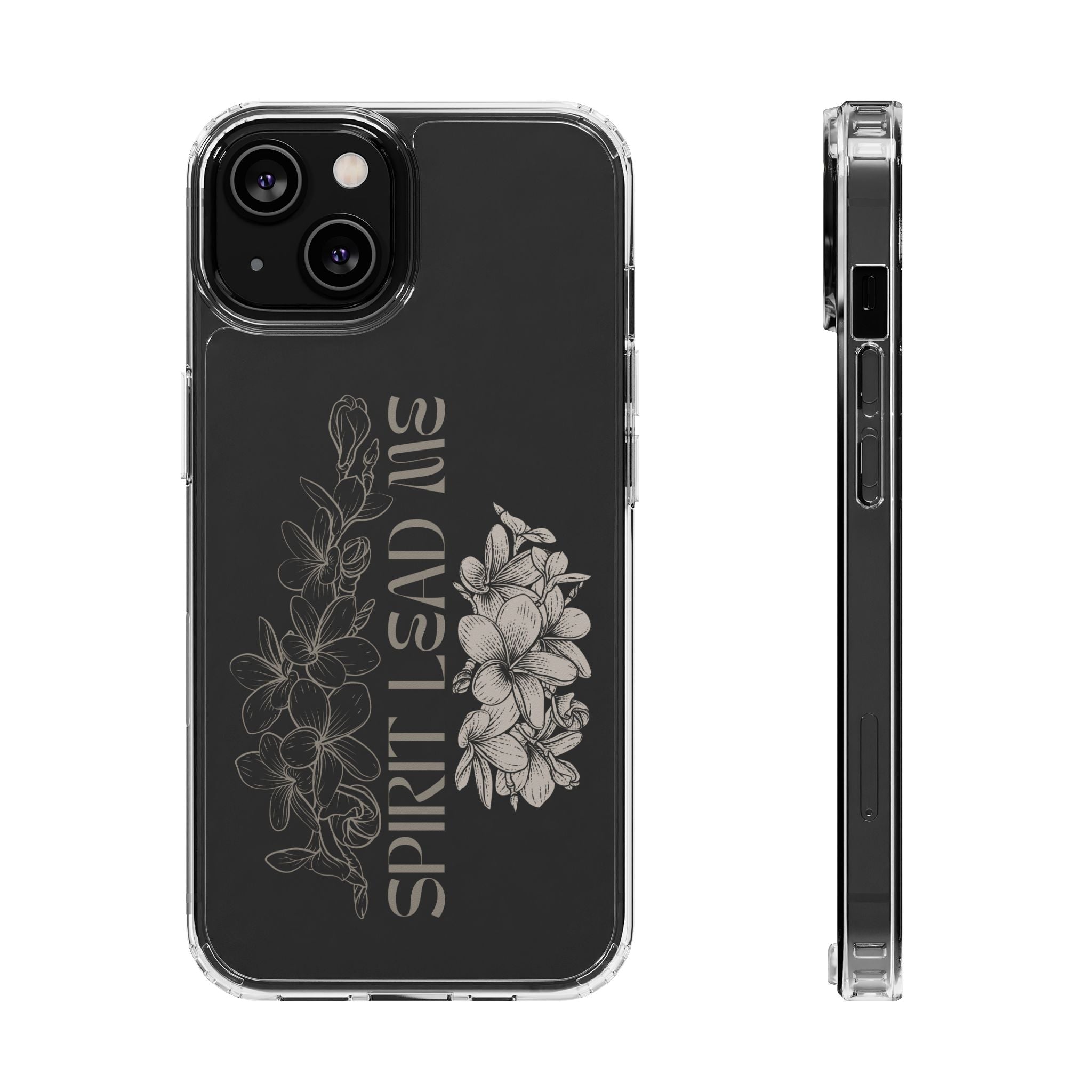 Plumeria Spirit Clear Phone Case